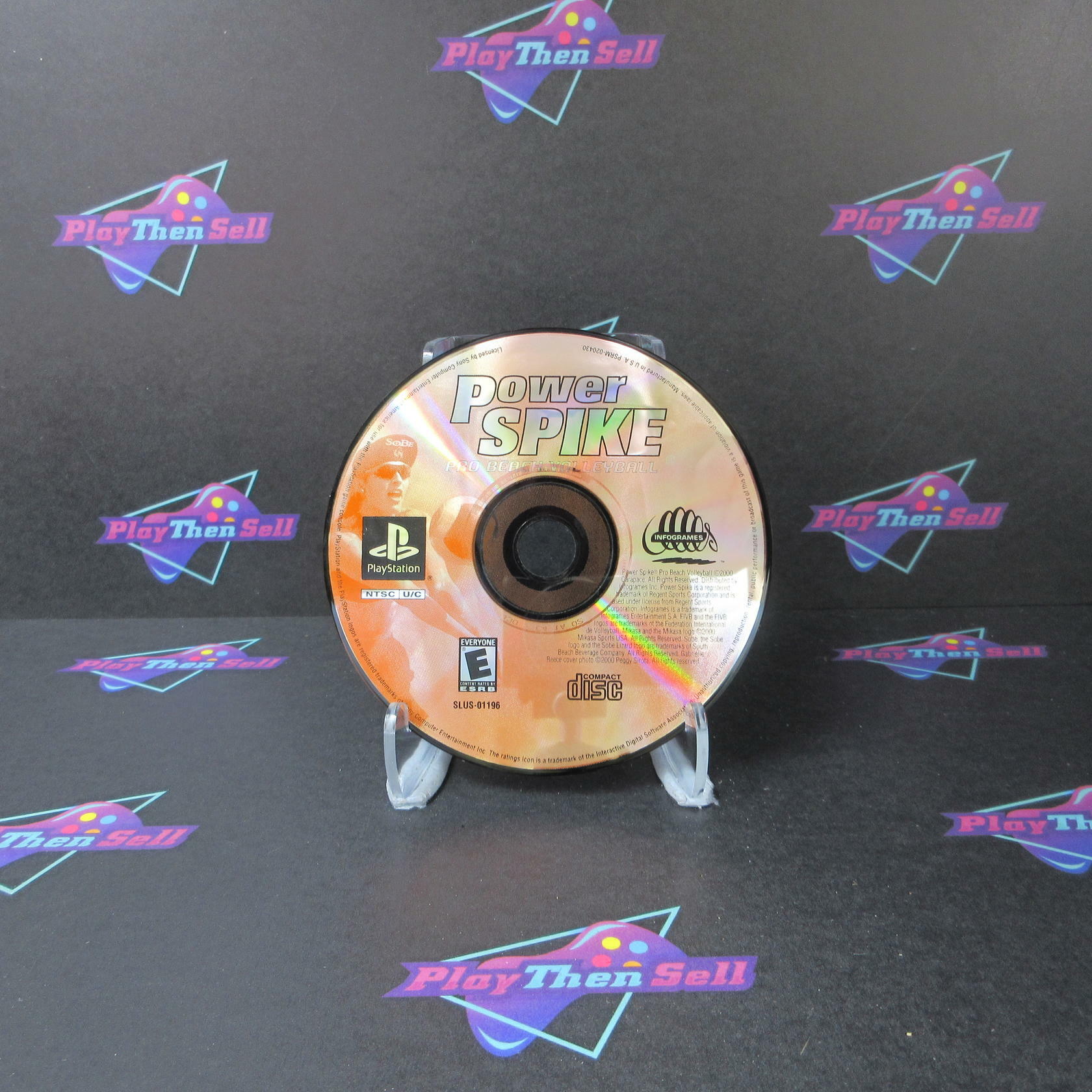 Powerspike Pro Beach Volleyball PS1 PlayStation 1 Disc Only - Very Good