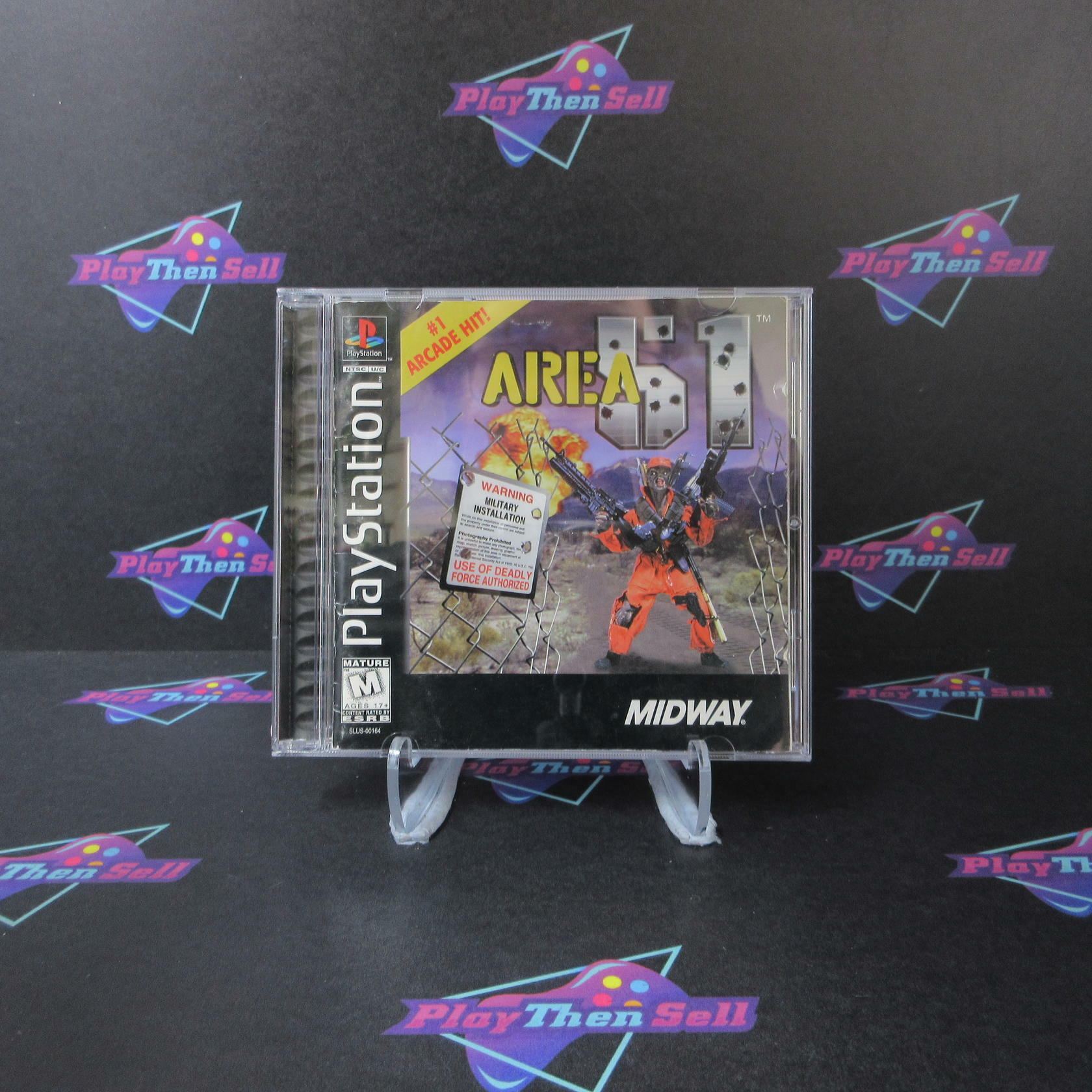 Area 51 PS1 PlayStation 1 MD Complete CIB - Very Good