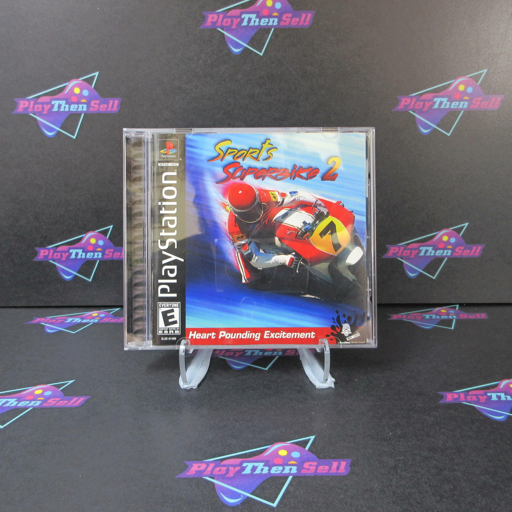 Sports Superbike 2 + Reg Card PS1 PlayStation 1 MD Complete CIB - Very Good
