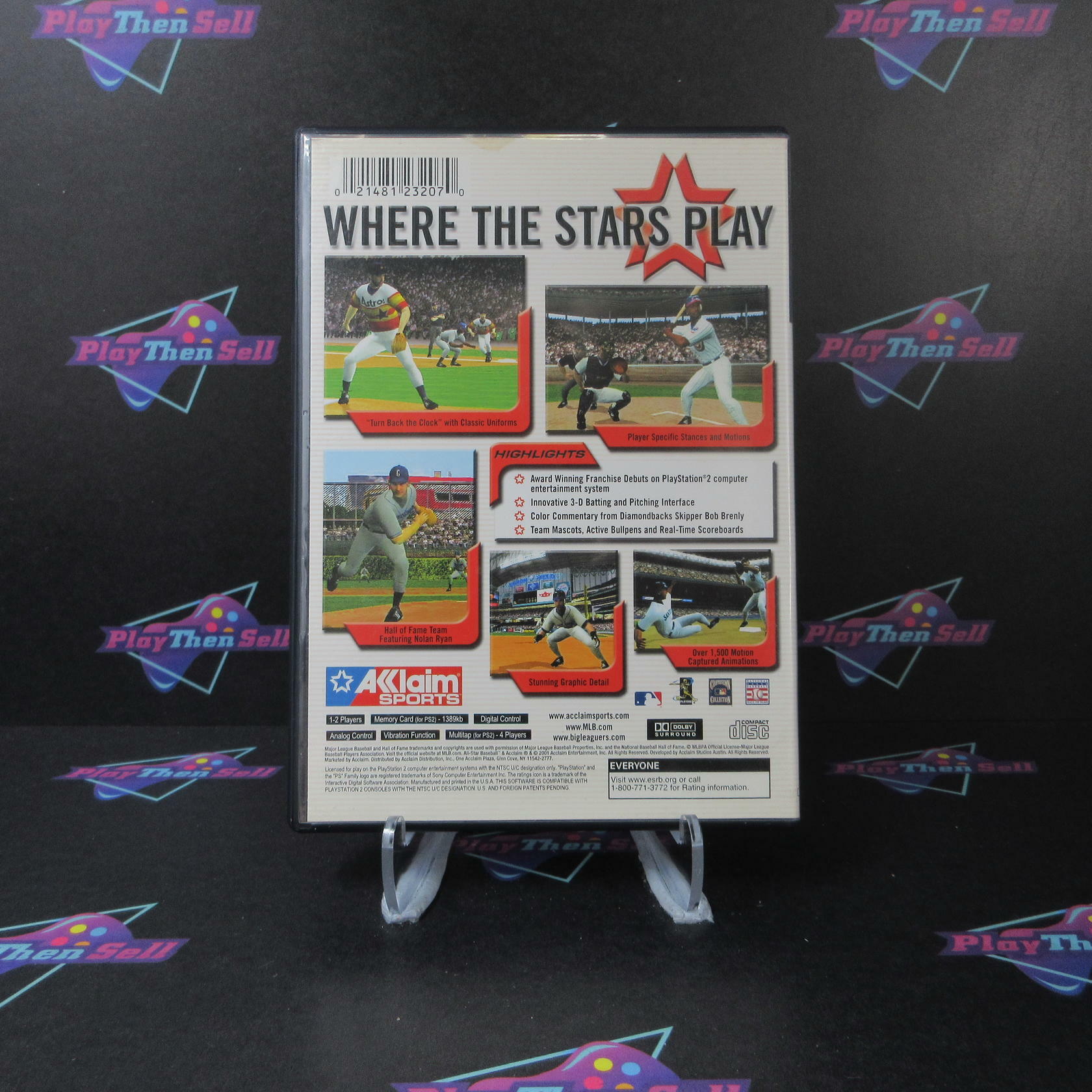 All Star Baseball 2002 + Reg Card PS2 PlayStation 2 AD Complete CIB - Very Good