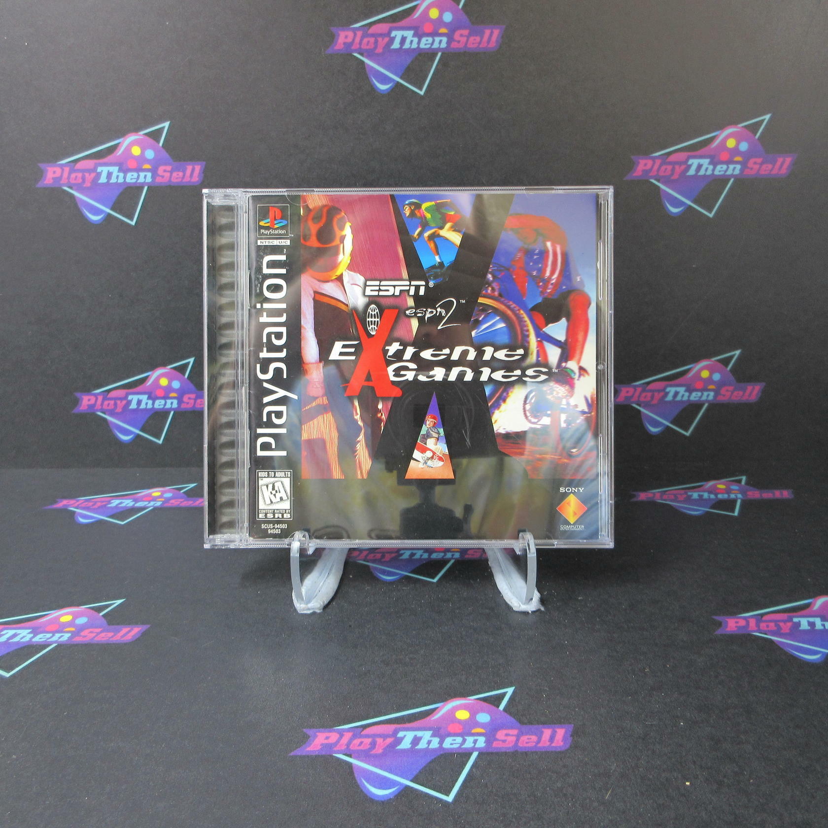 ESPN ESPN 2 Extreme Games + Reg Card PS1 PlayStation 1 MD Complete CIB - Very Good