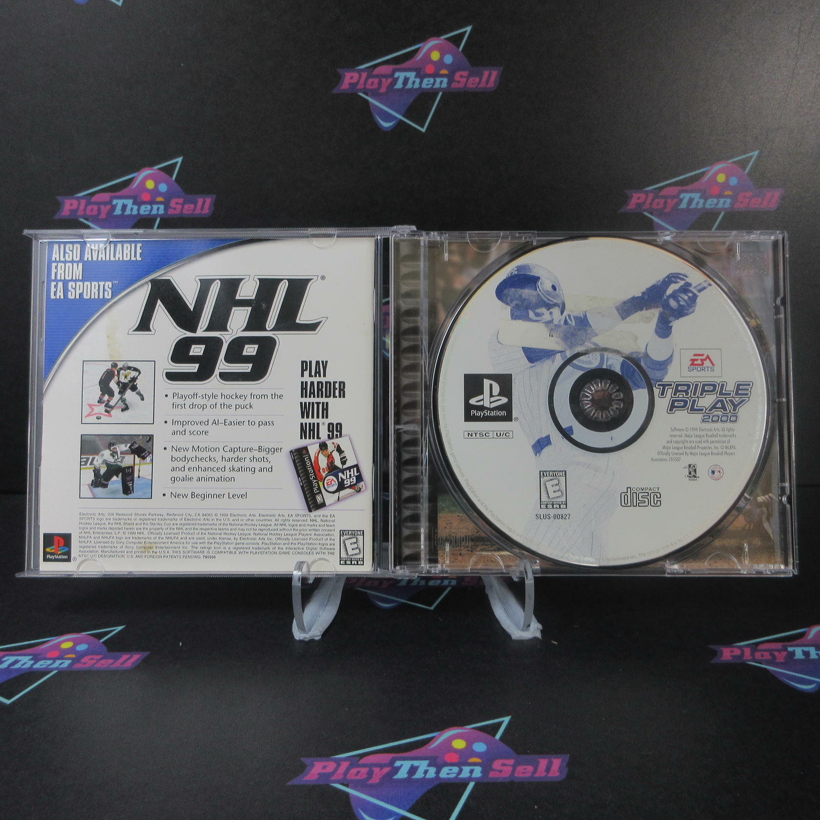 Triple Play 2000 + Reg Card PS1 PlayStation 1 DD Complete CIB - Very Good