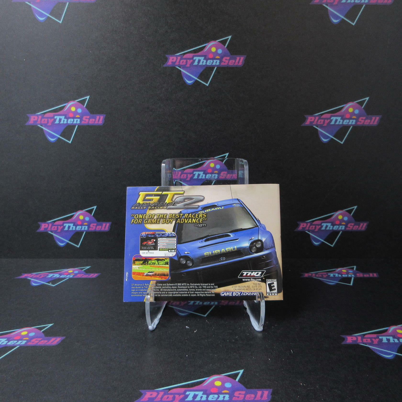 Hot Wheels Velocity X GBA Gameboy Advance + Poster - Like New