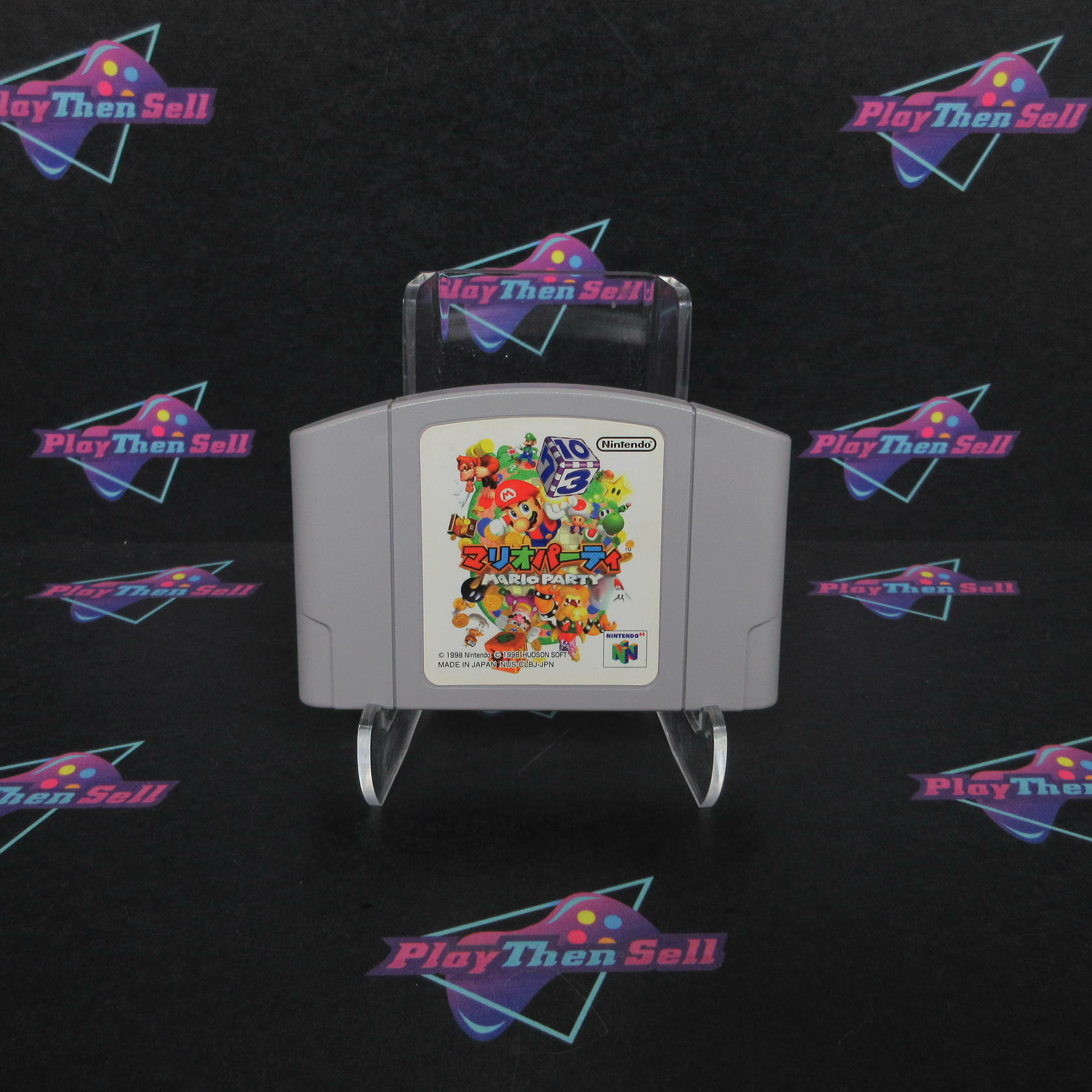 Mario Party N64 Nintendo 64 AD/MD + Box CIB - Very Good