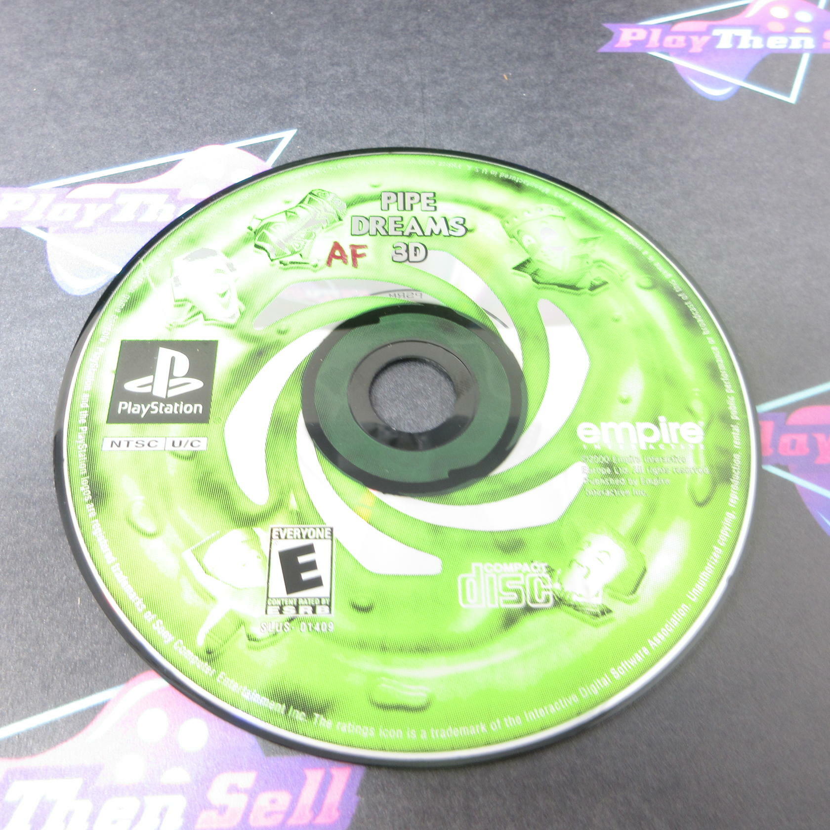 Pipe Dreams 3D + Reg Card PS1 PlayStation 1 DD Complete CIB - Very Good
