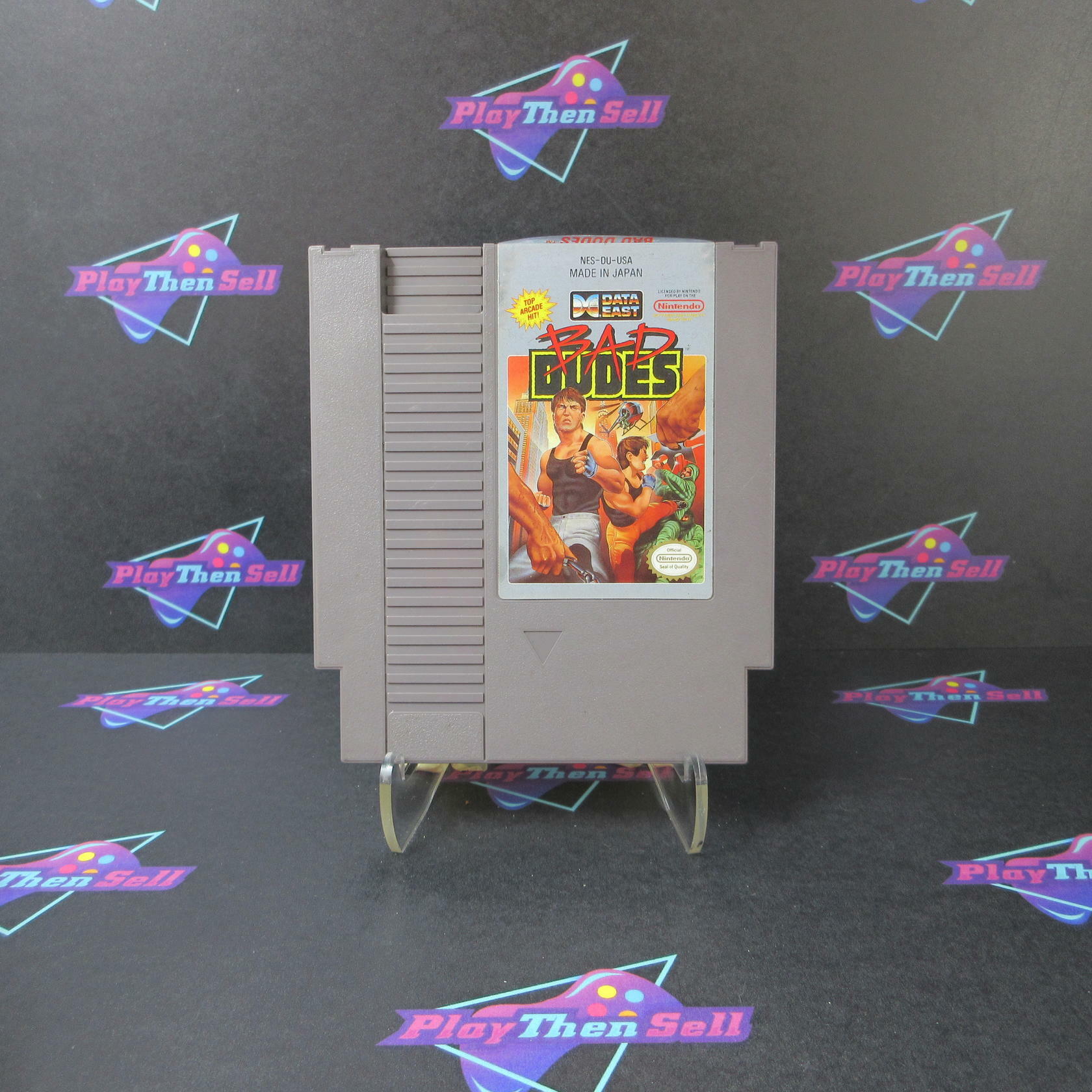 Bad Dudes Nintendo NES Cart Only AD Authentic / Tested - Very Good