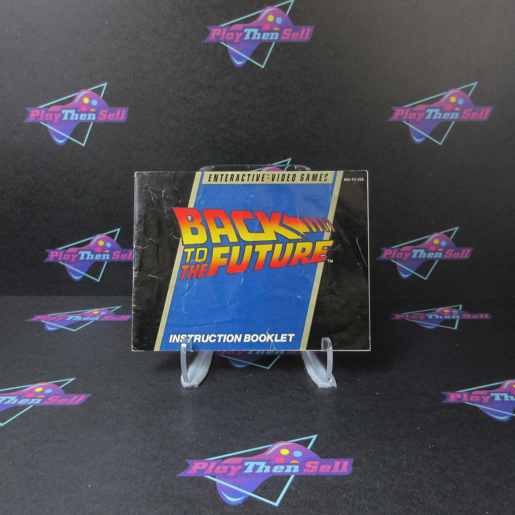 Back to Future Nintendo NES Cart + Manual Authentic / Tested - Very Good
