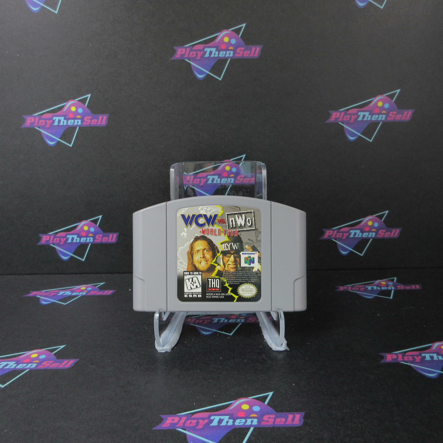 WCW Vs. NWO World Tour N64 Nintendo 64 Cartridge Only Authentic / Tested - Very Good