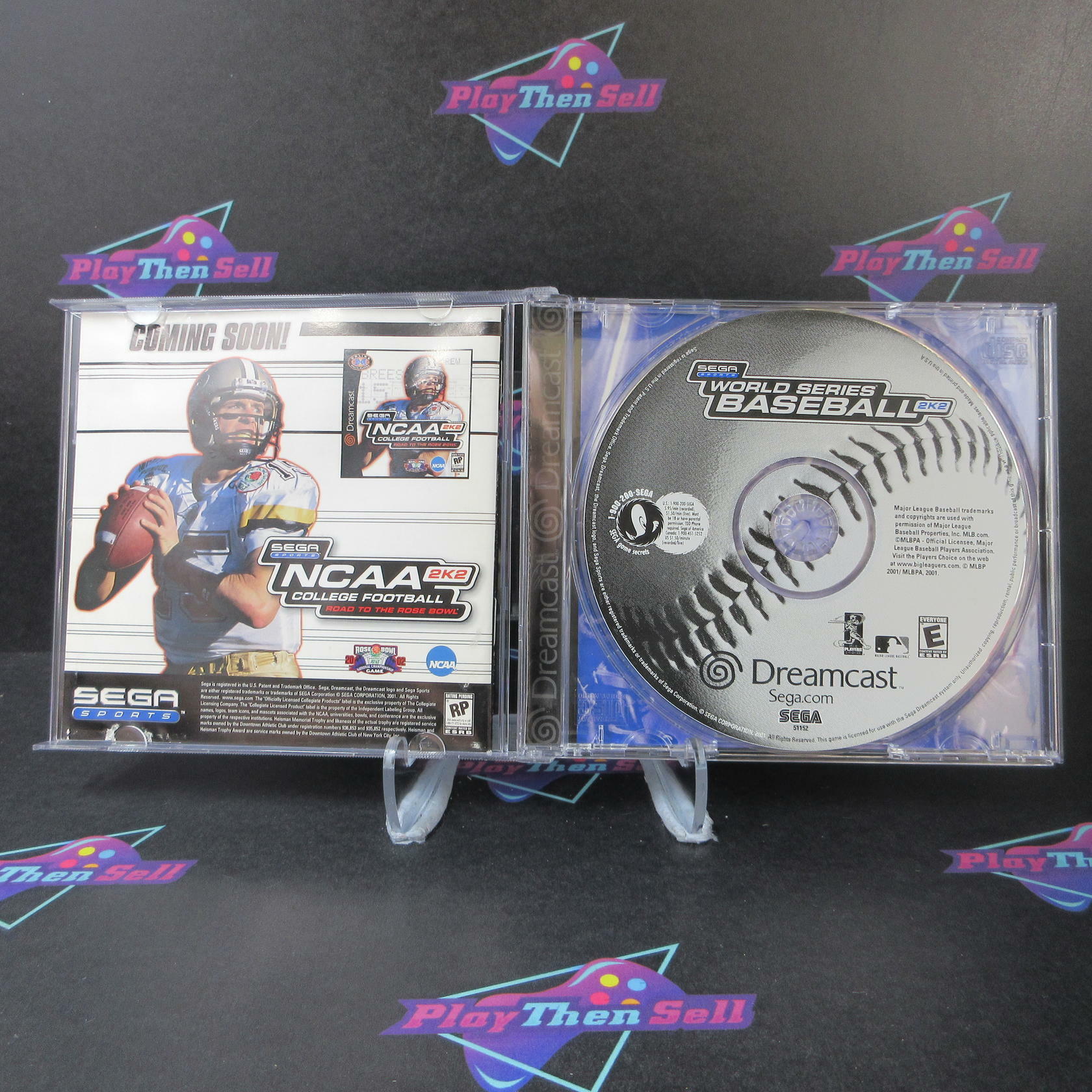 Sega Sports World Series Baseball 2K2 Sega Dreamcast MD Complete CIB - Very Good