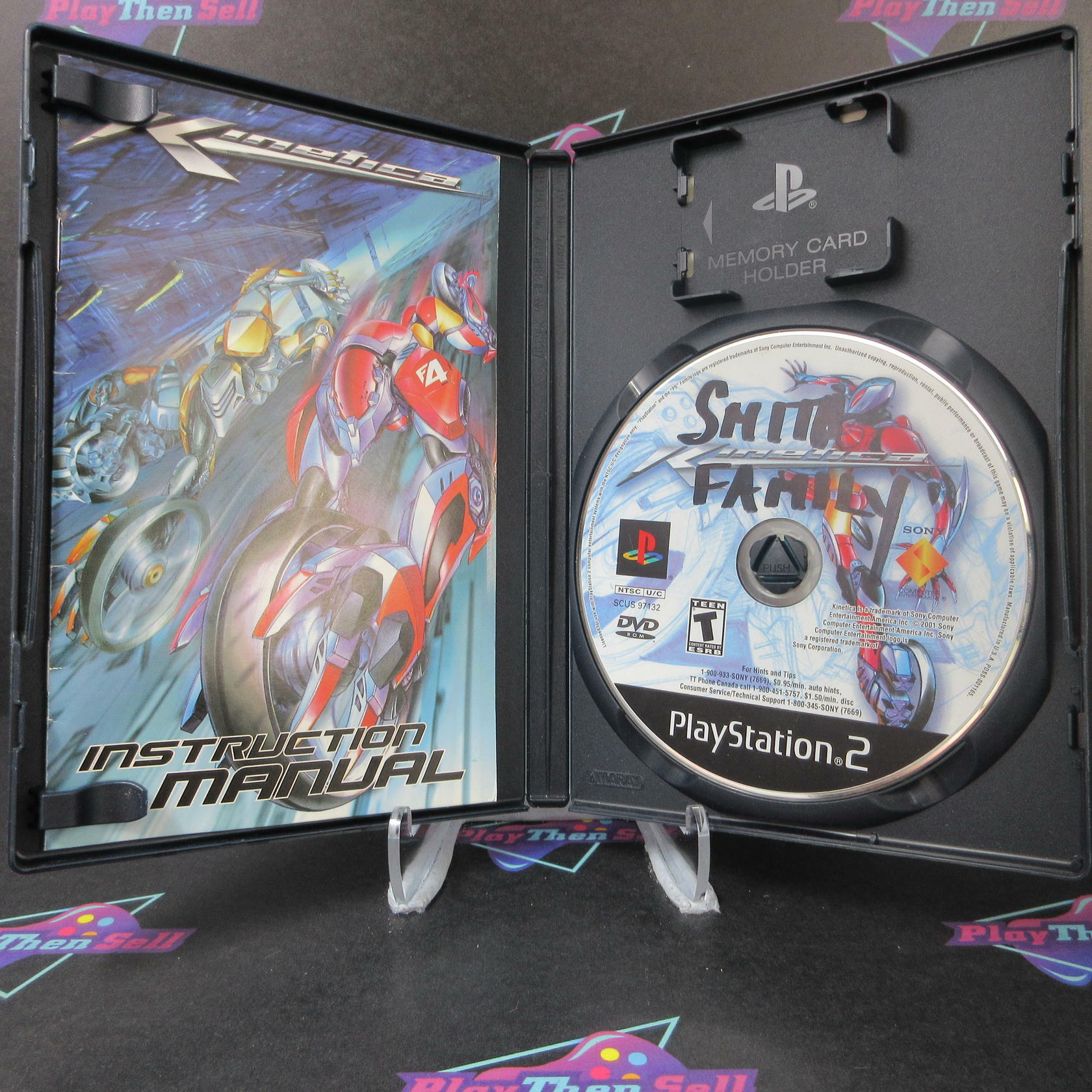 Kinetica + Reg Card PS2 PlayStation 2 DD Complete CIB - Very Good