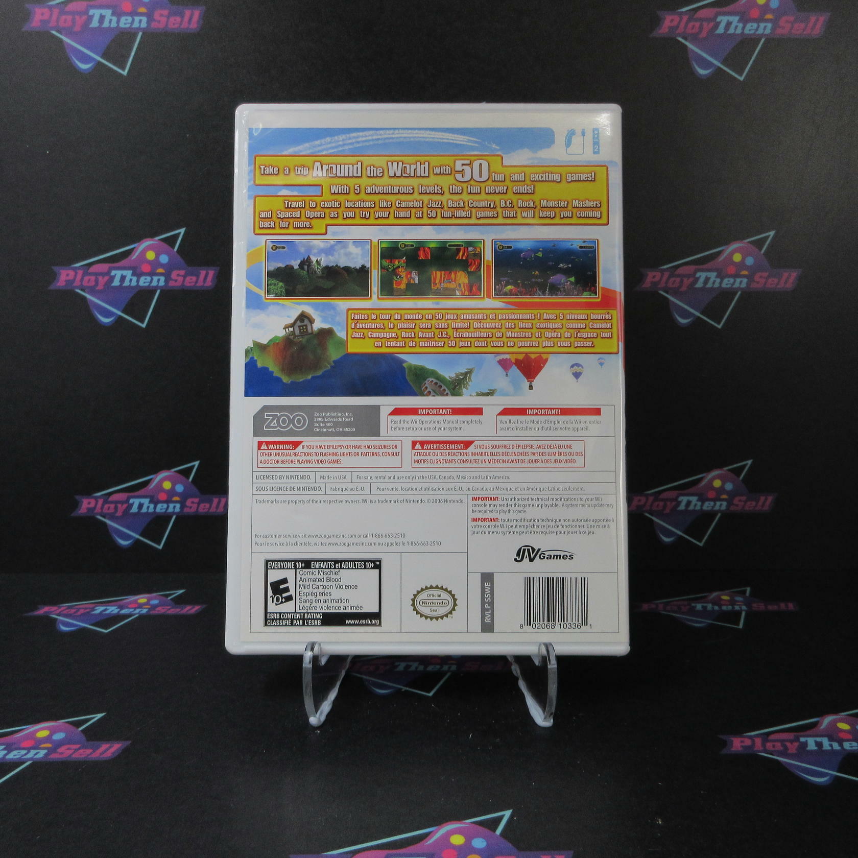 Around The World in 50 Games Nintendo Wii - Like New