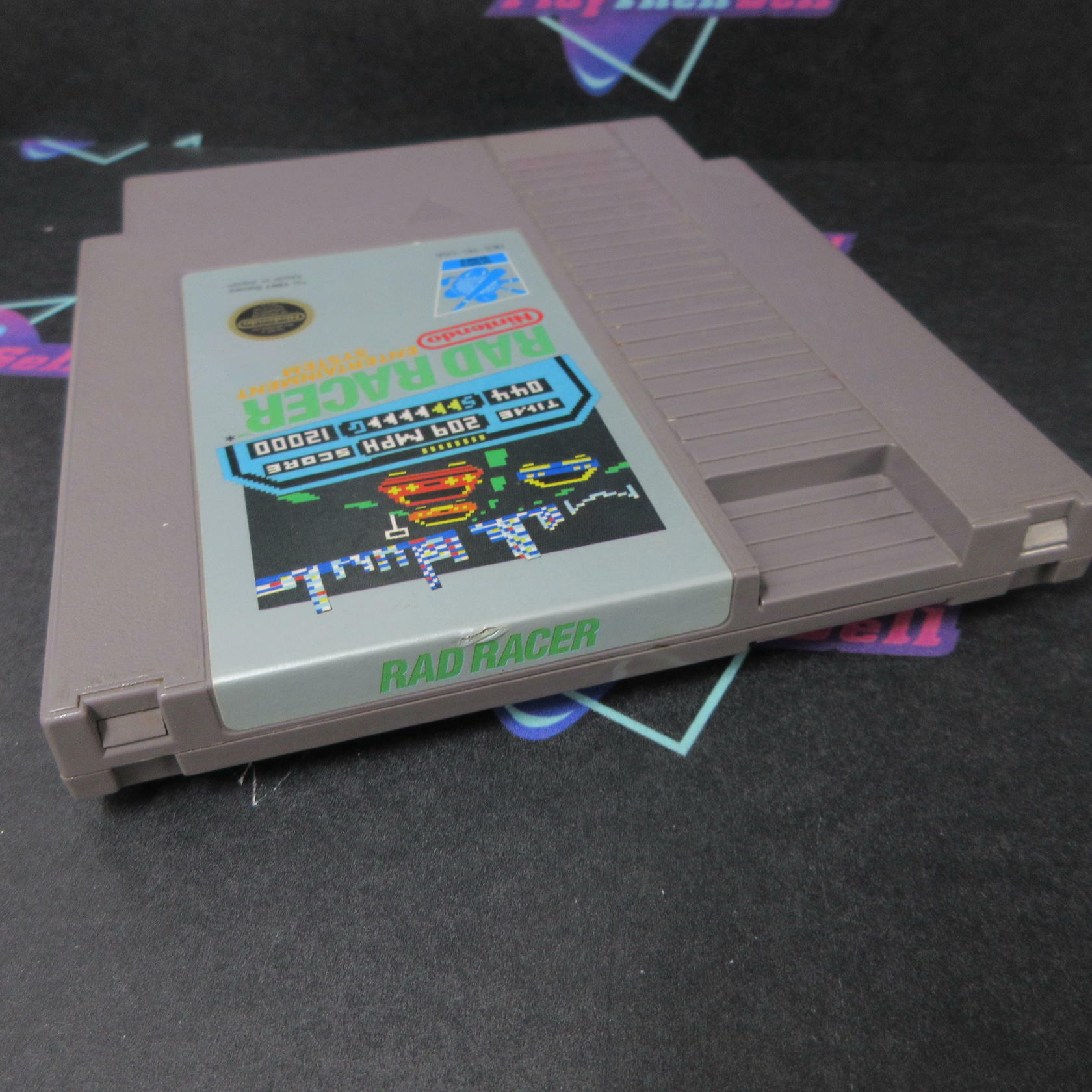 Rad Racer Nintendo NES Cartridge AD Authentic / Tested - Very Good