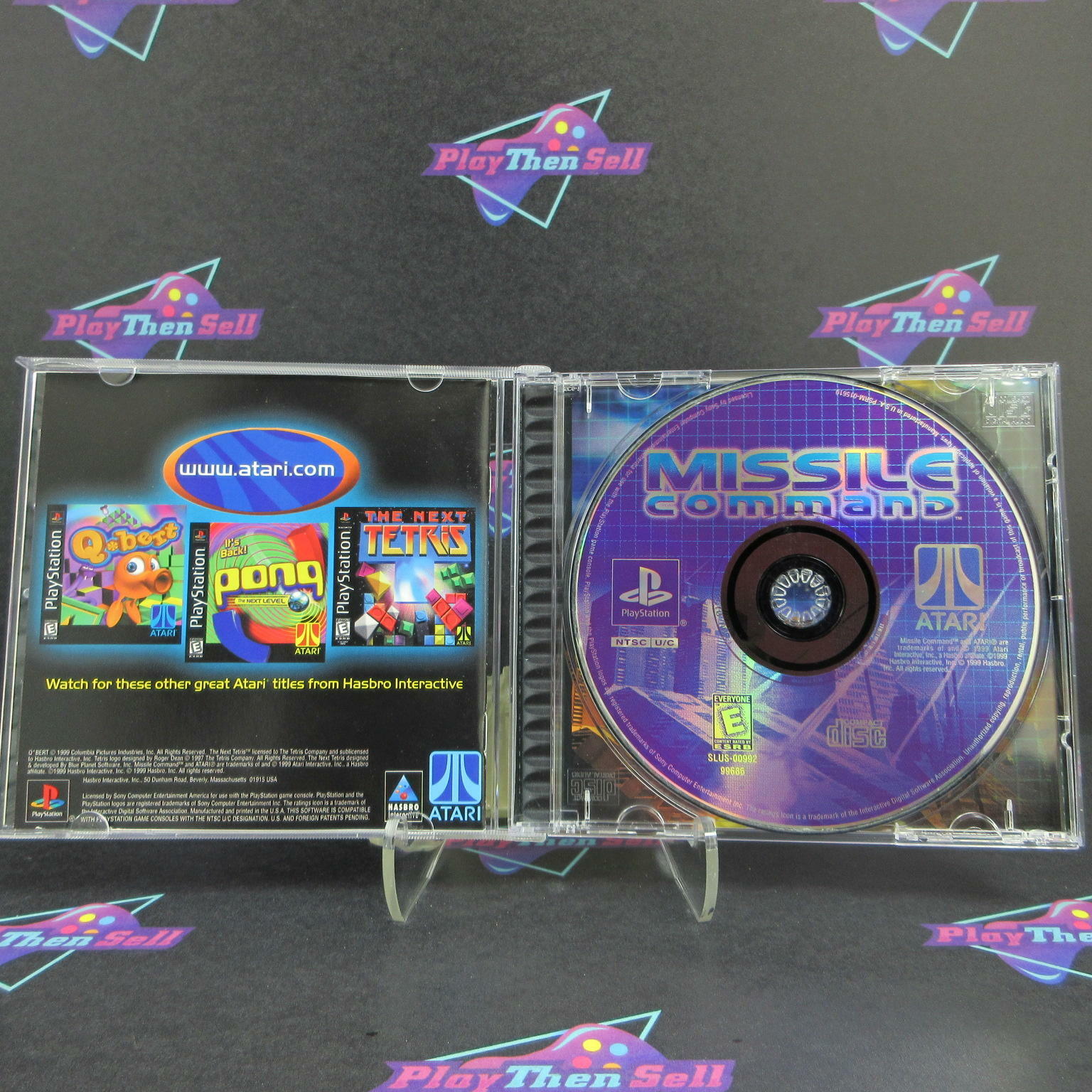 Missile Command PS1 PlayStation 1 - Like New