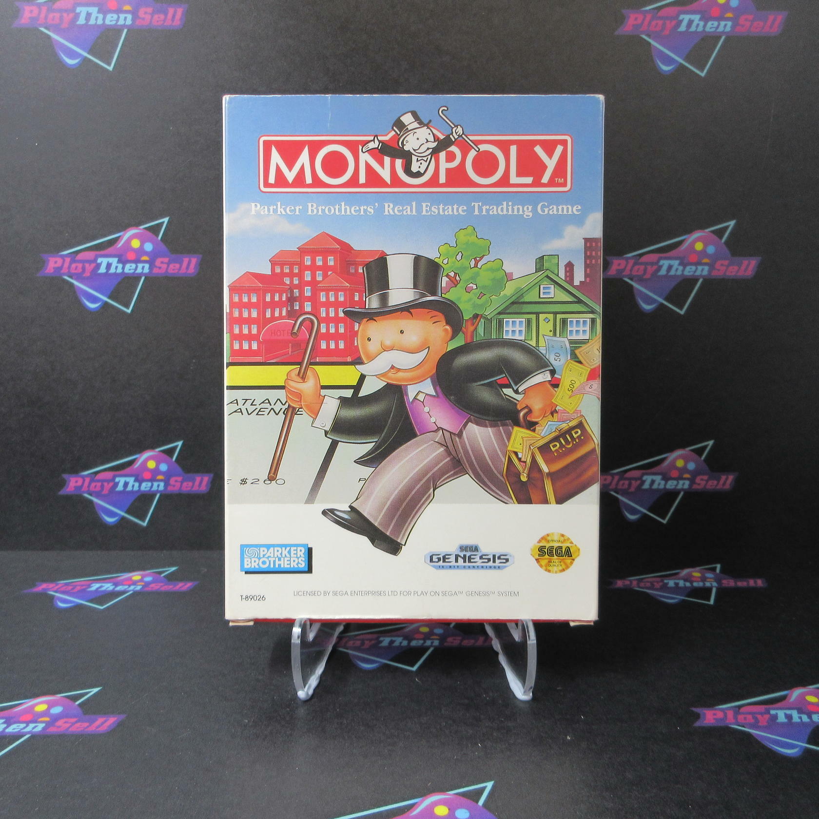 Monopoly Sega Genesis Boxed Complete CIB - Very Good
