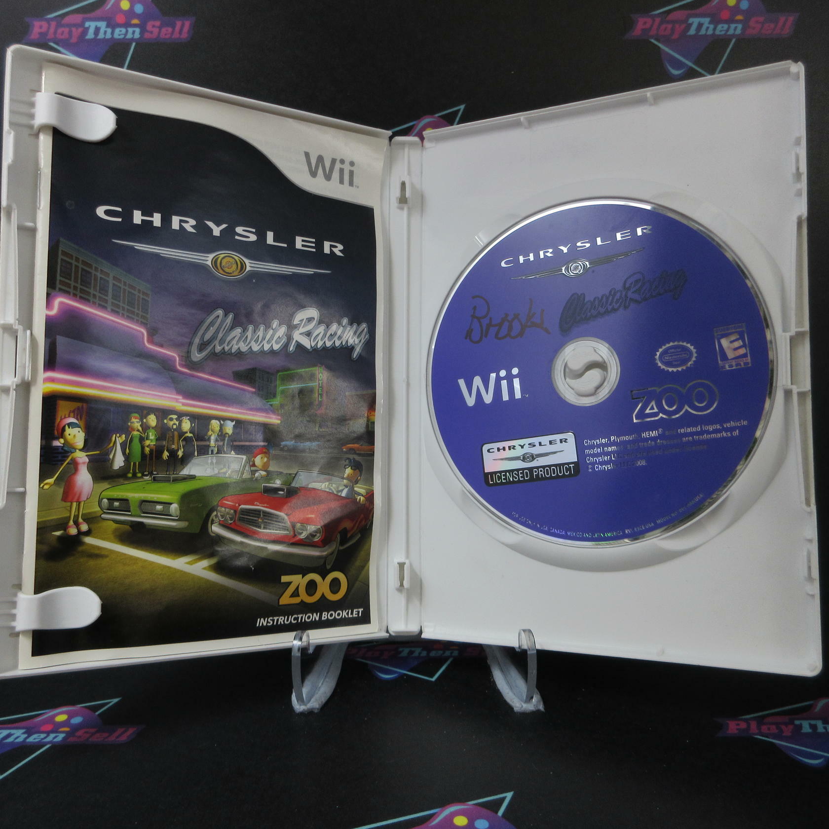 Chrysler Classic Racing - Nintendo Wii AD/DD Complete CIB - Very Good