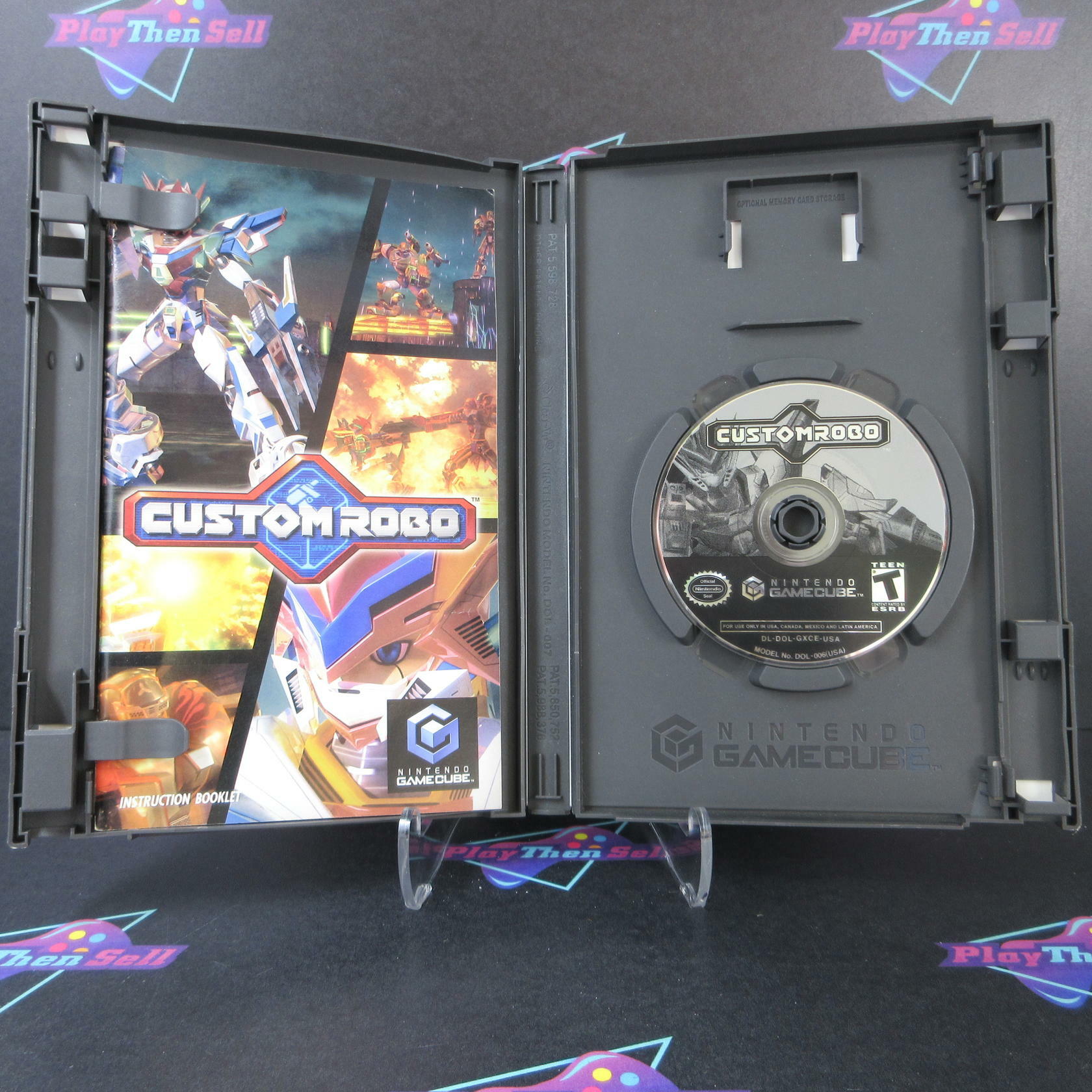 Custom Robo Nintendo Gamecube AD Complete CIB - Very Good