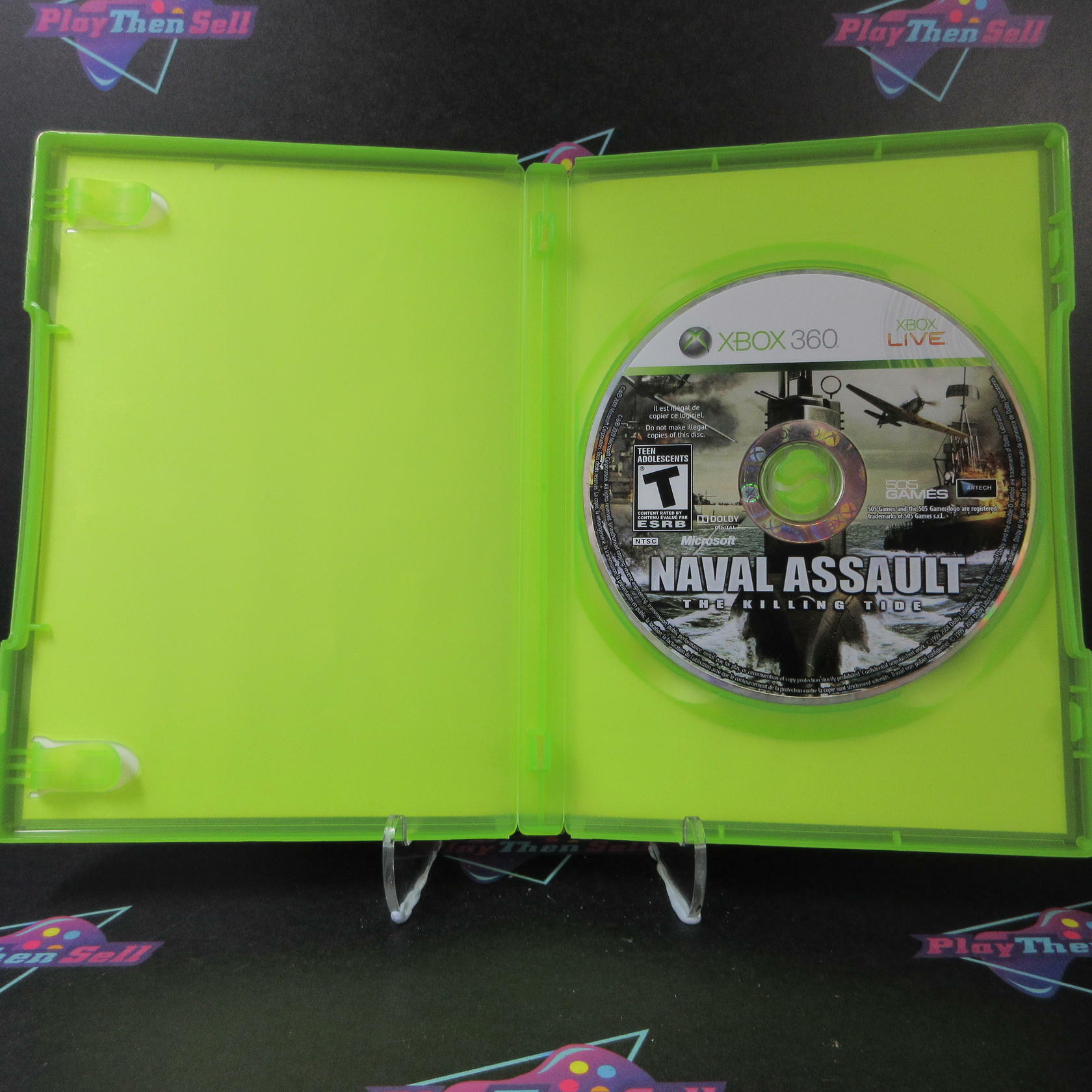 Naval Assault The Killing Tide Xbox 360 AD/NM - Very Good