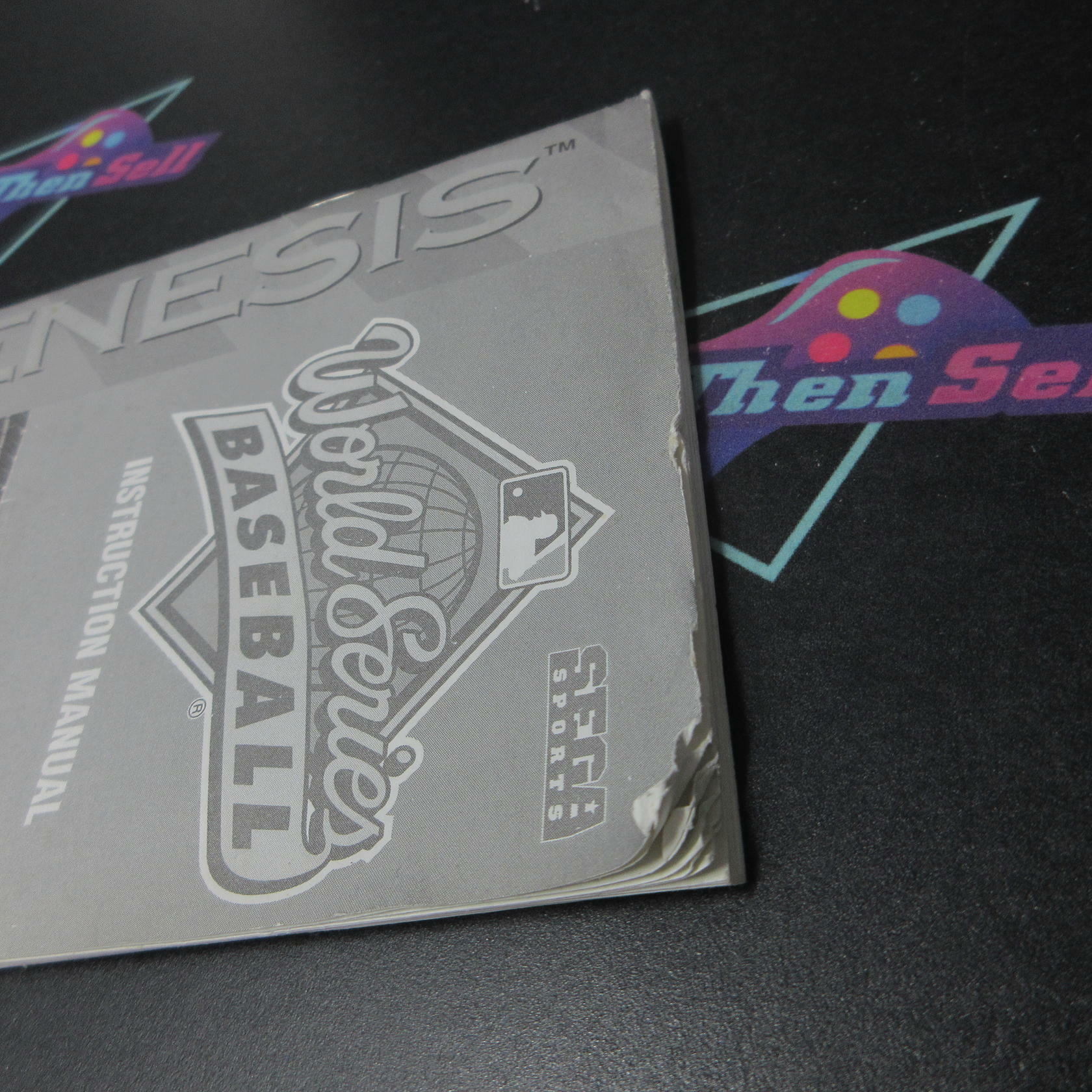 World Series Baseball Sega Genesis Boxed CS Complete CIB - Very Good