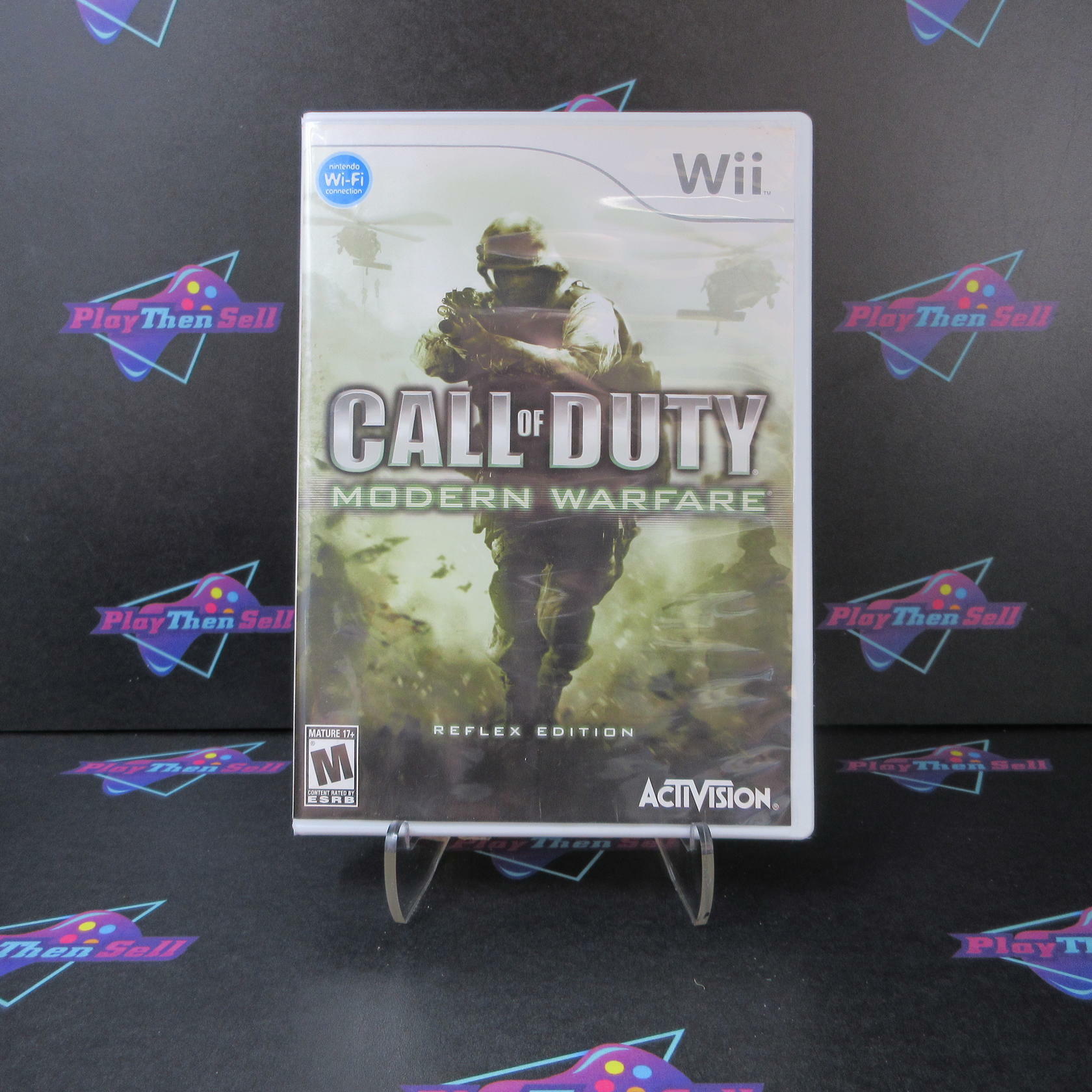 Call of Duty Modern Warfare Reflex Nintendo Wii AD Complete CIB - Very Good