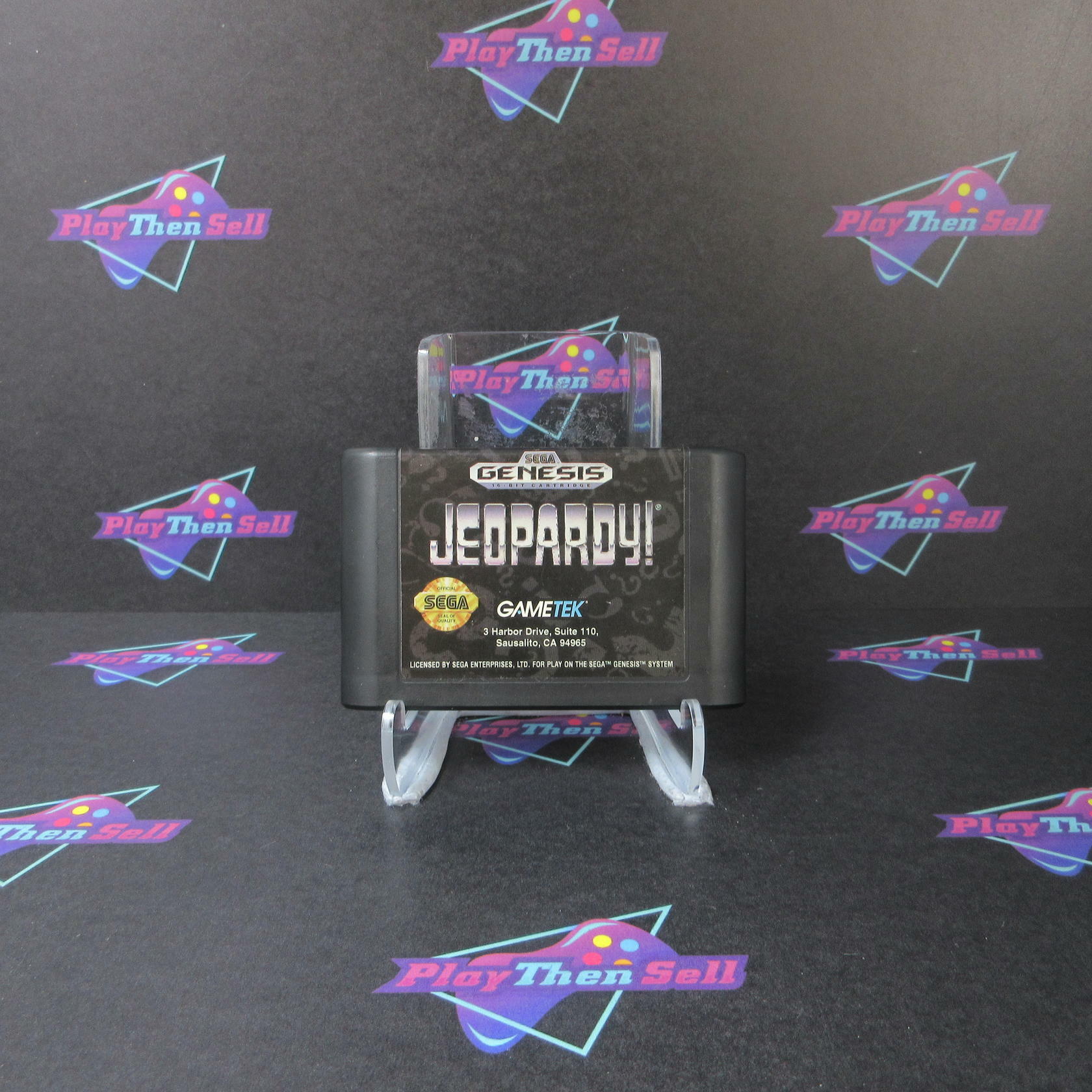 Jeopardy Sega Genesis Cartridge Only Authentic / Tested - Very Good