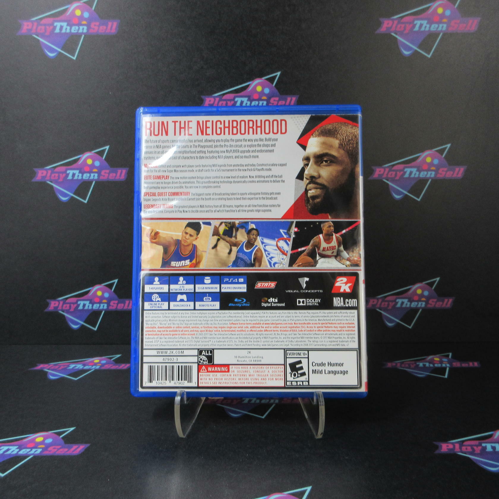 NBA 2K18 Early Tip-Off Edition PS4 PlayStation 4 AD Complete CIB - Very Good