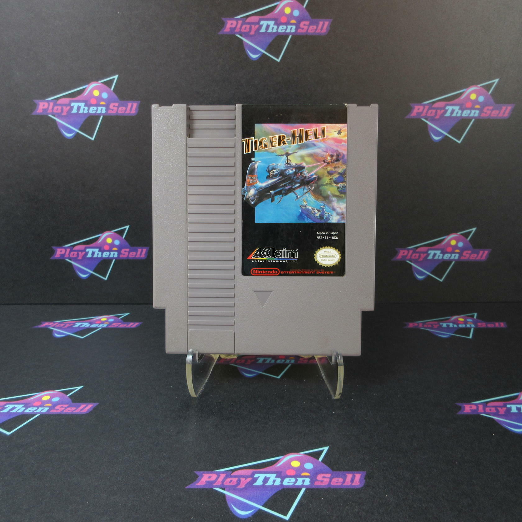 Tiger Heli - Nintendo NES Cartridge Only Authentic / Tested - Very Good