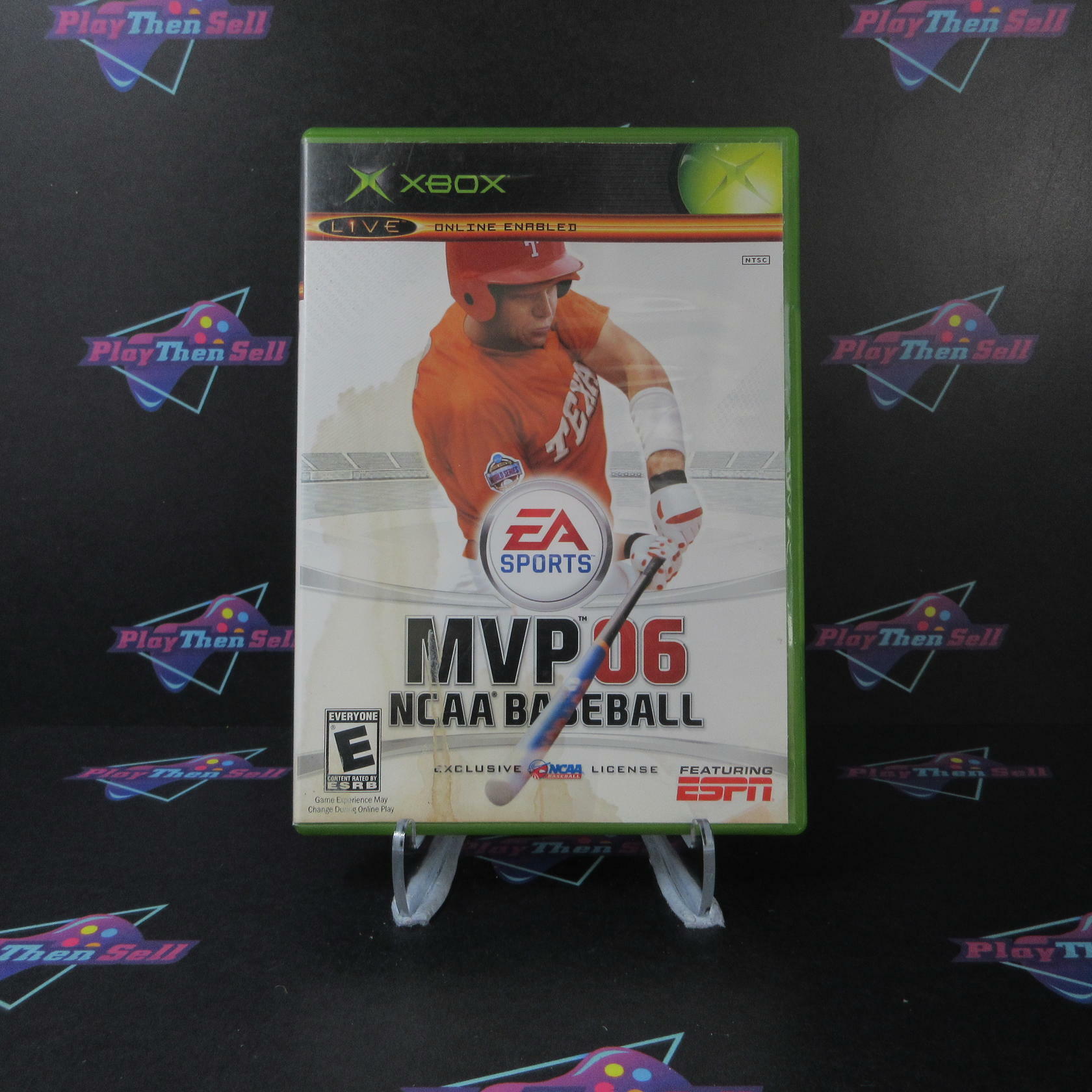 MVP 06 NCAA Baseball Xbox AD Complete CIB - Very Good