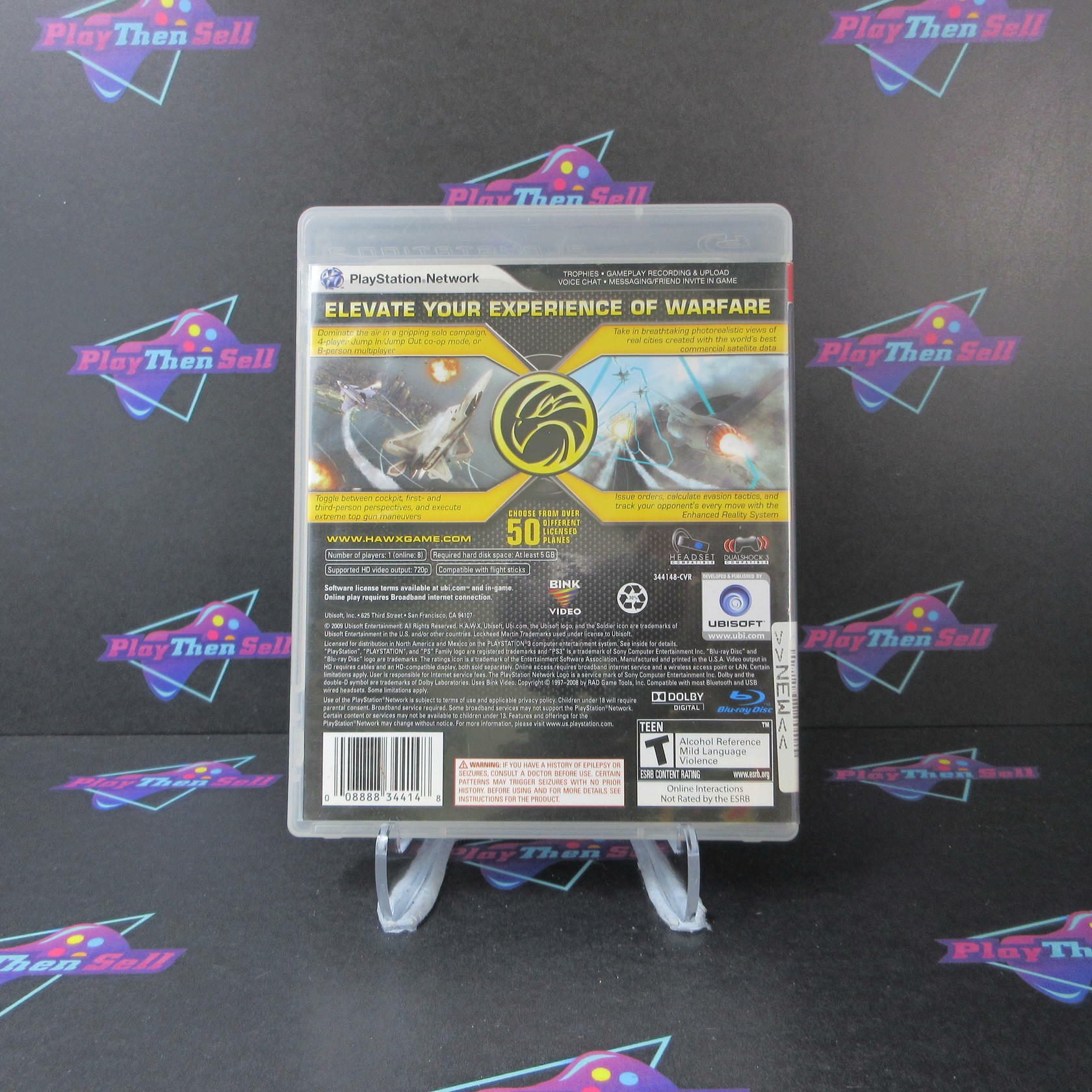 Tom Clancy's Hawx PS3 PlayStation 3 AD/NM - Very Good