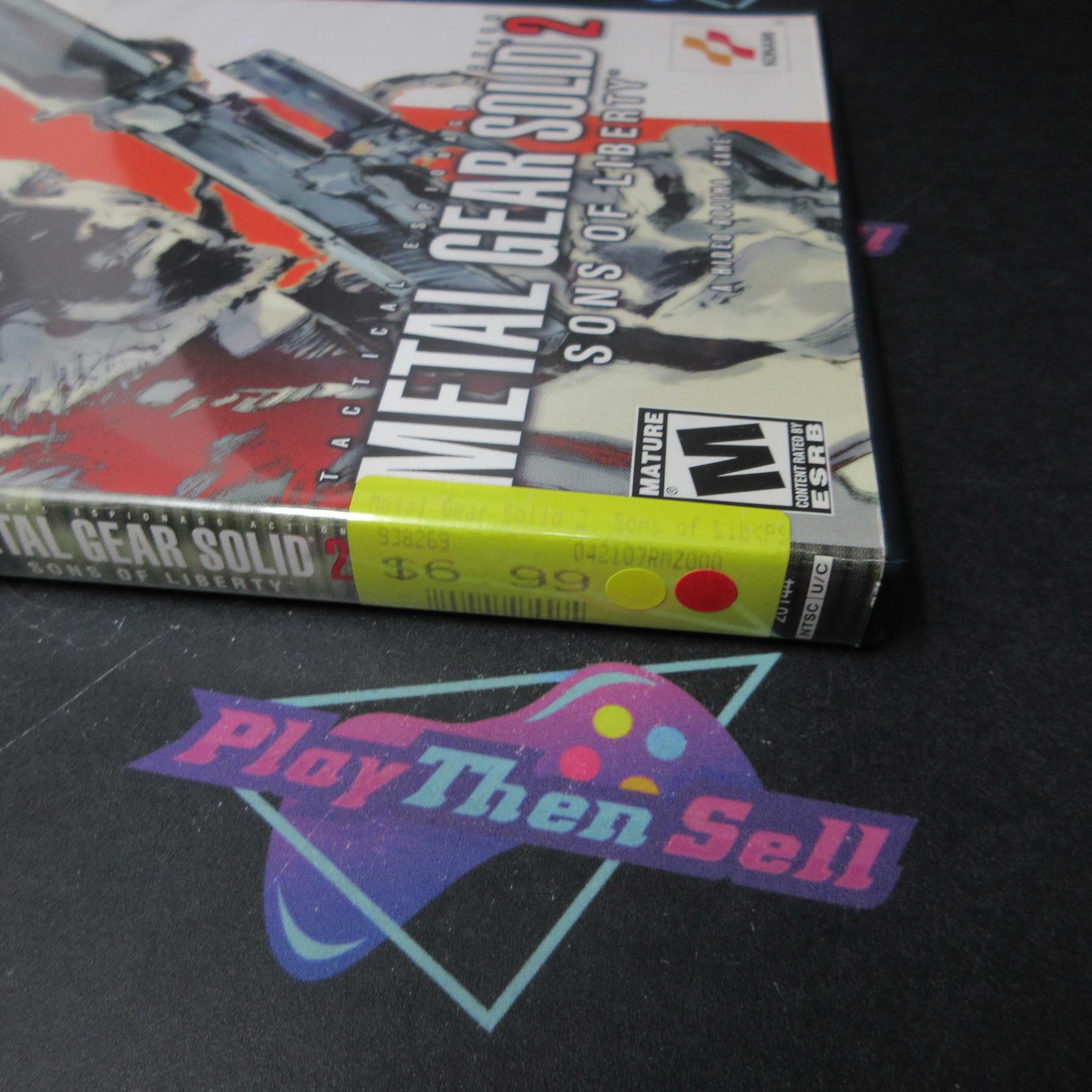 Metal Gear Solid 2 Sons of Liberty + Reg Card PS2 PlayStation 2 AD CIB - Very Good