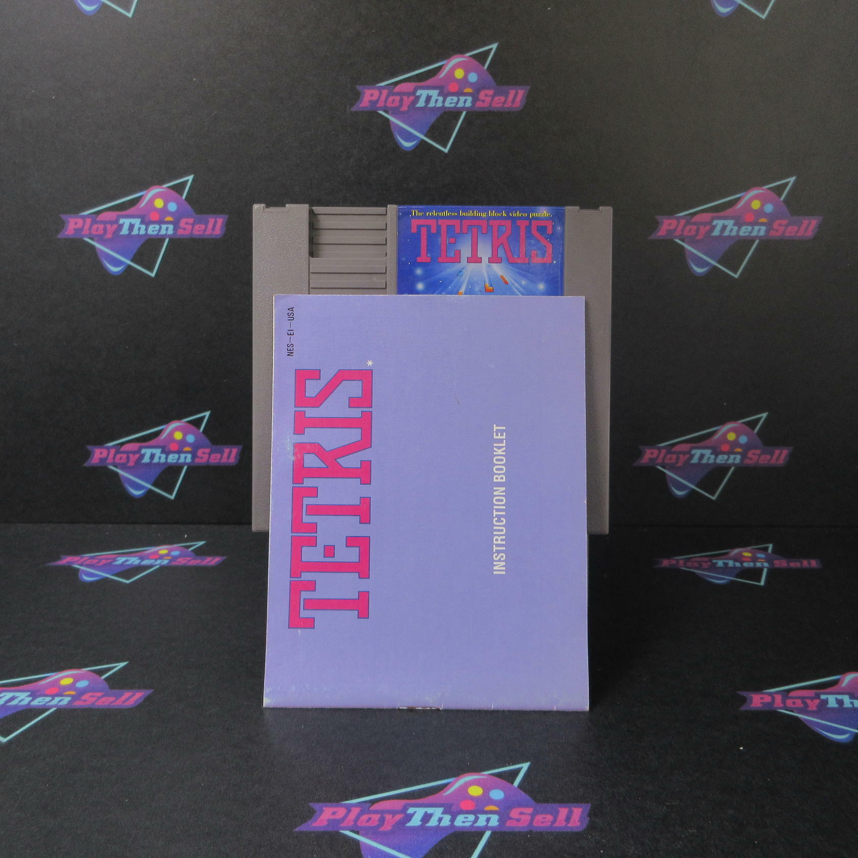 Tetris Nintendo NES Cartridge + Manual Authentic / Tested - Very Good
