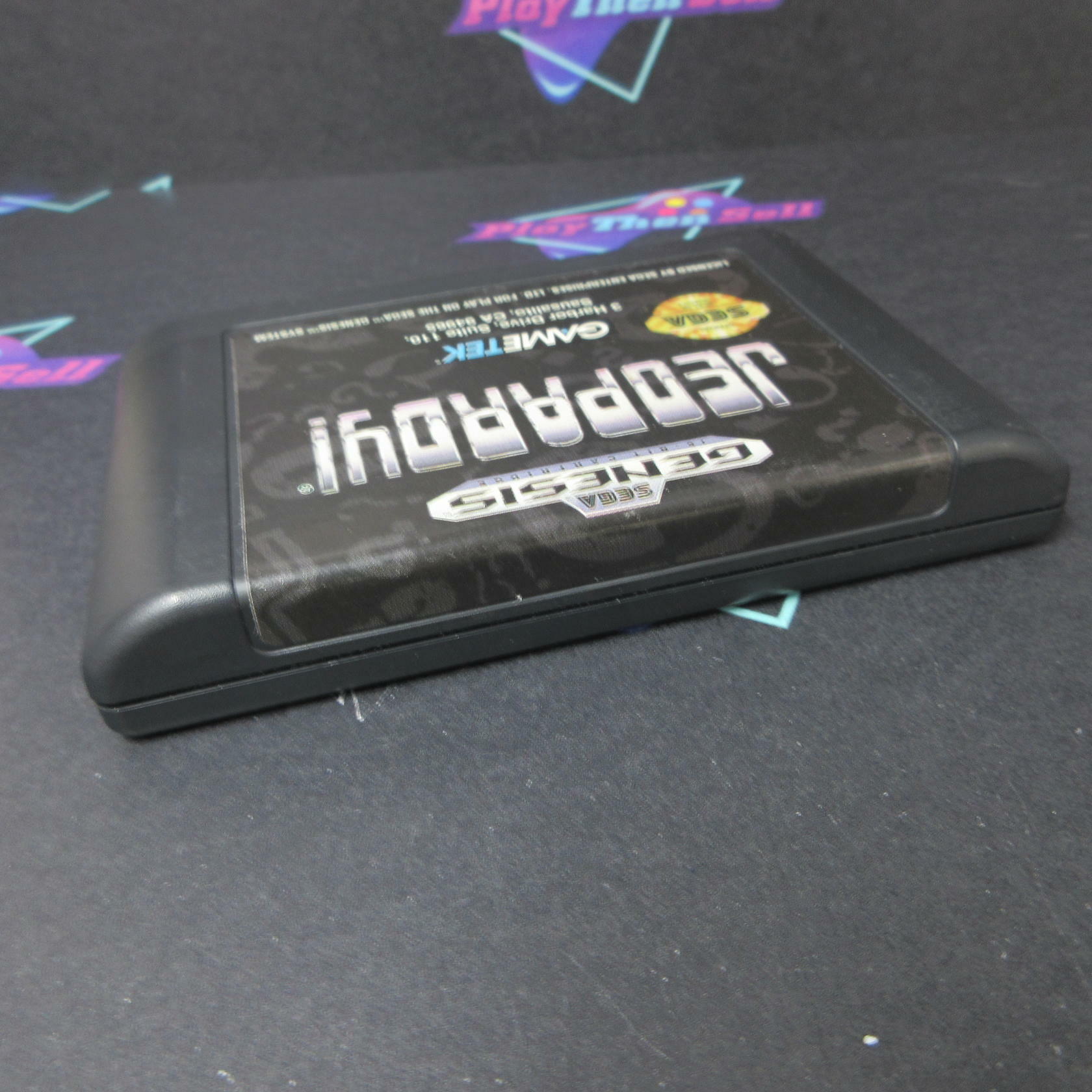 Jeopardy Sega Genesis Cartridge Only Authentic / Tested - Very Good