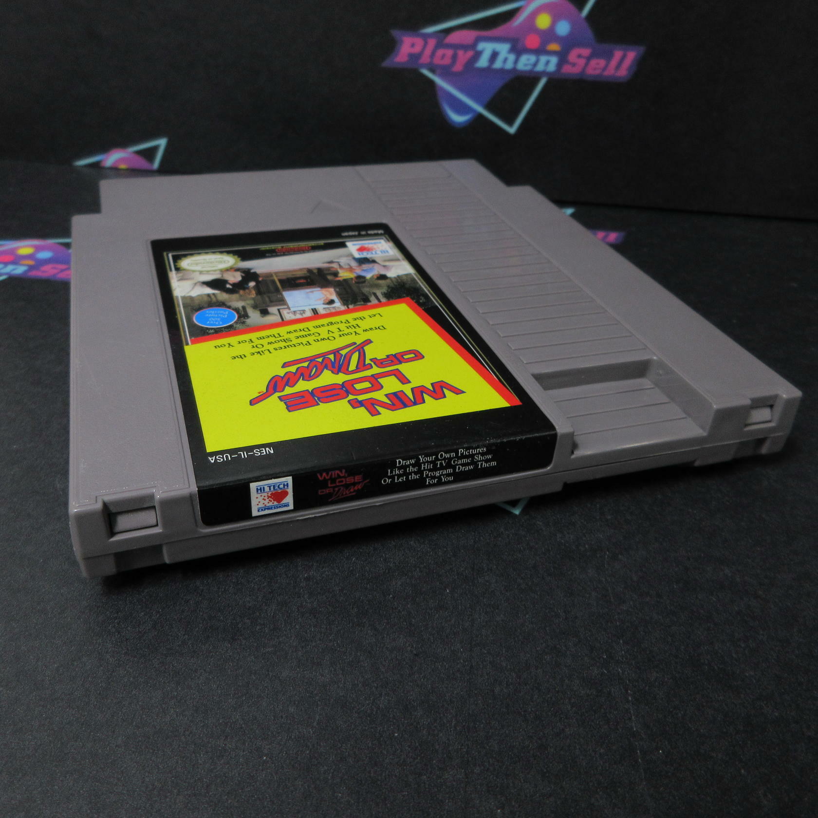 Win Lose Draw Nintendo NES Cartridge Authentic / Tested - Very Good