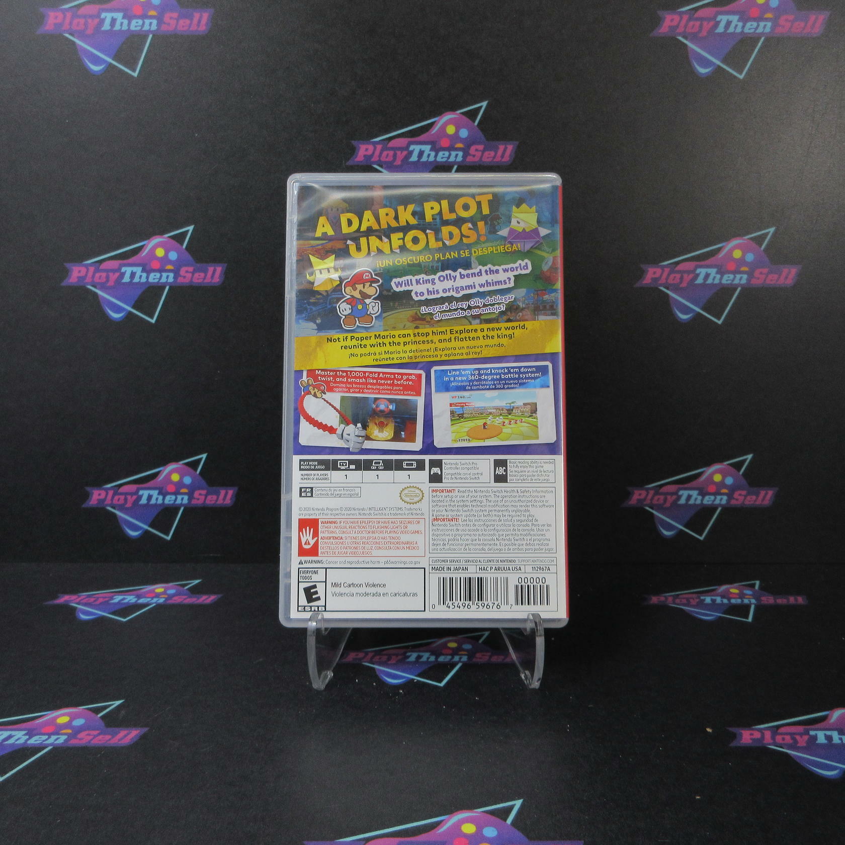 Paper Mario The Origami King Nintendo Switch - Like New