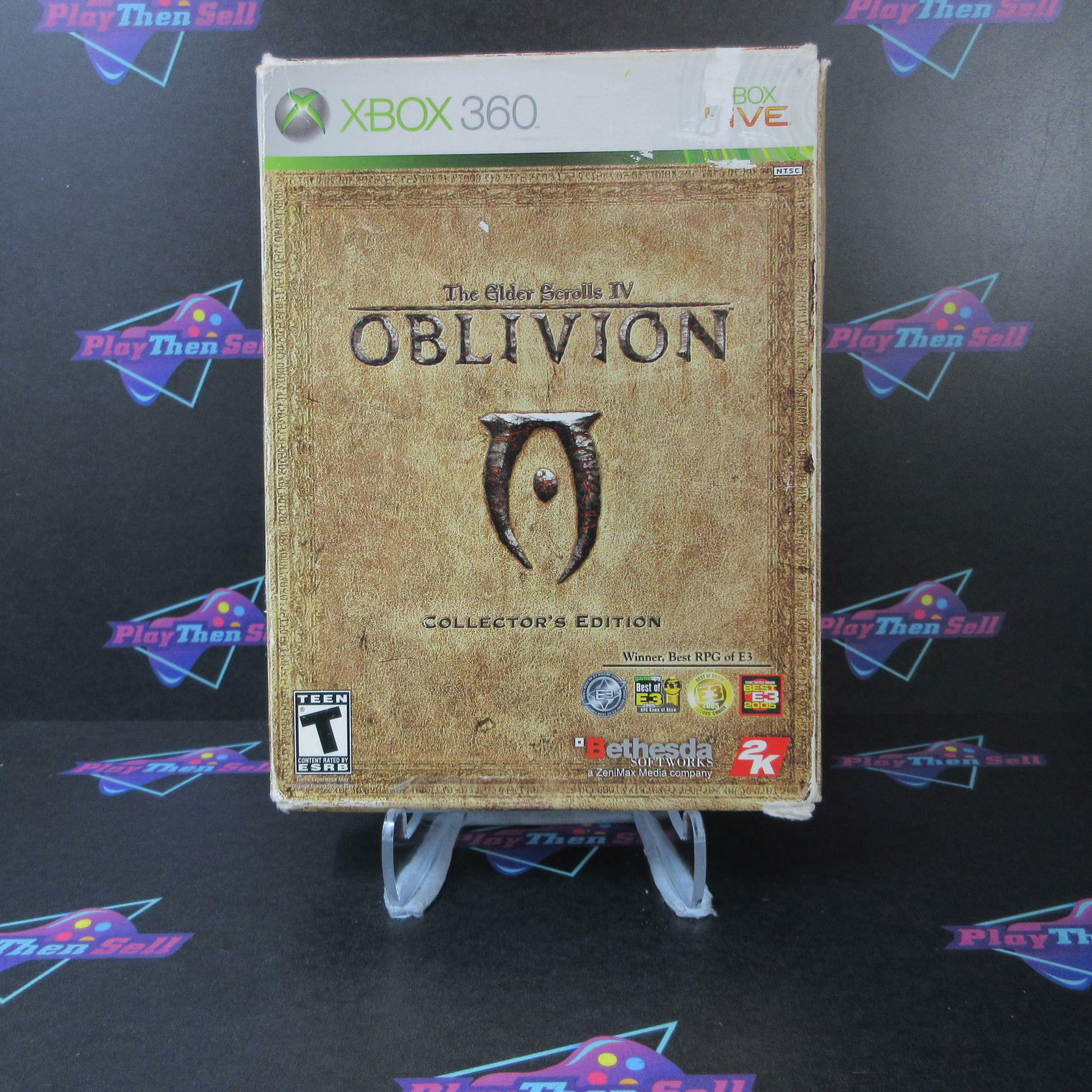 The Elder Scrolls IV Oblivion Collector's Edition Xbox 360 AD/NM - No Coin/Guide - Very Good