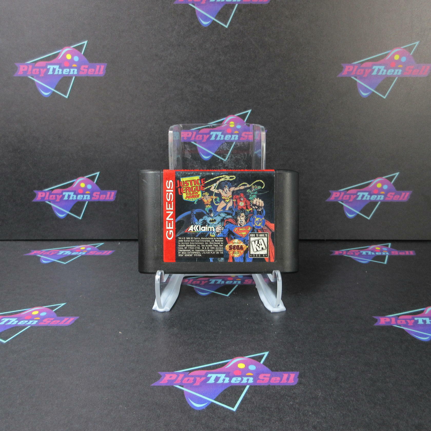 Justice League Task Force Sega Genesis Cartridge Only - Very Good