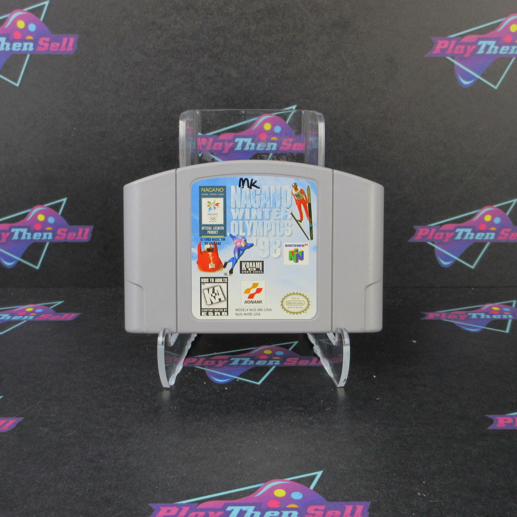 Nagano Winter Olympics 98 Nintendo AD N64 Cart Only Authentic / Tested - Very Good