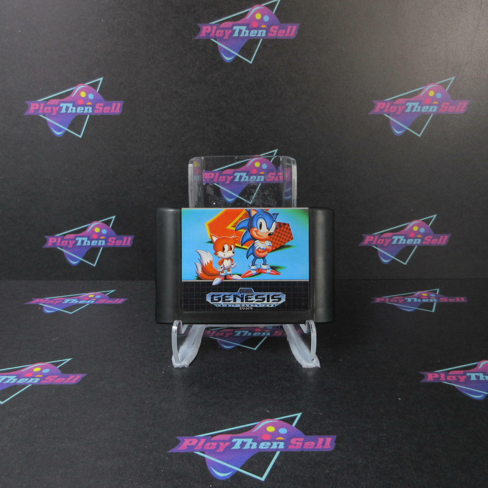 Sonic the Hedgehog 2 Sega Genesis Cartridge Only Authentic / Tested - Very Good