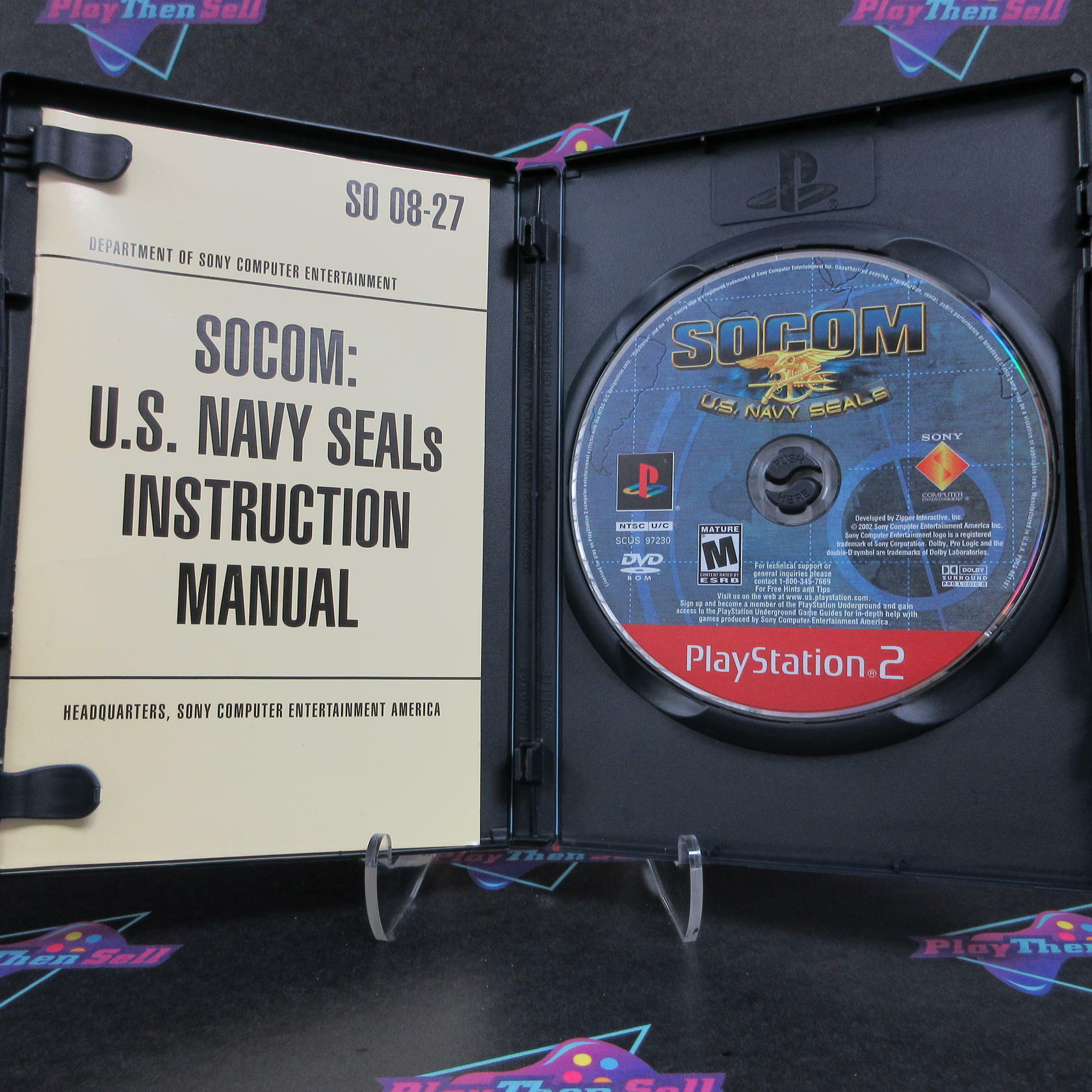 SOCOM US Navy Seals GH PlayStation 2 Complete - Very Good