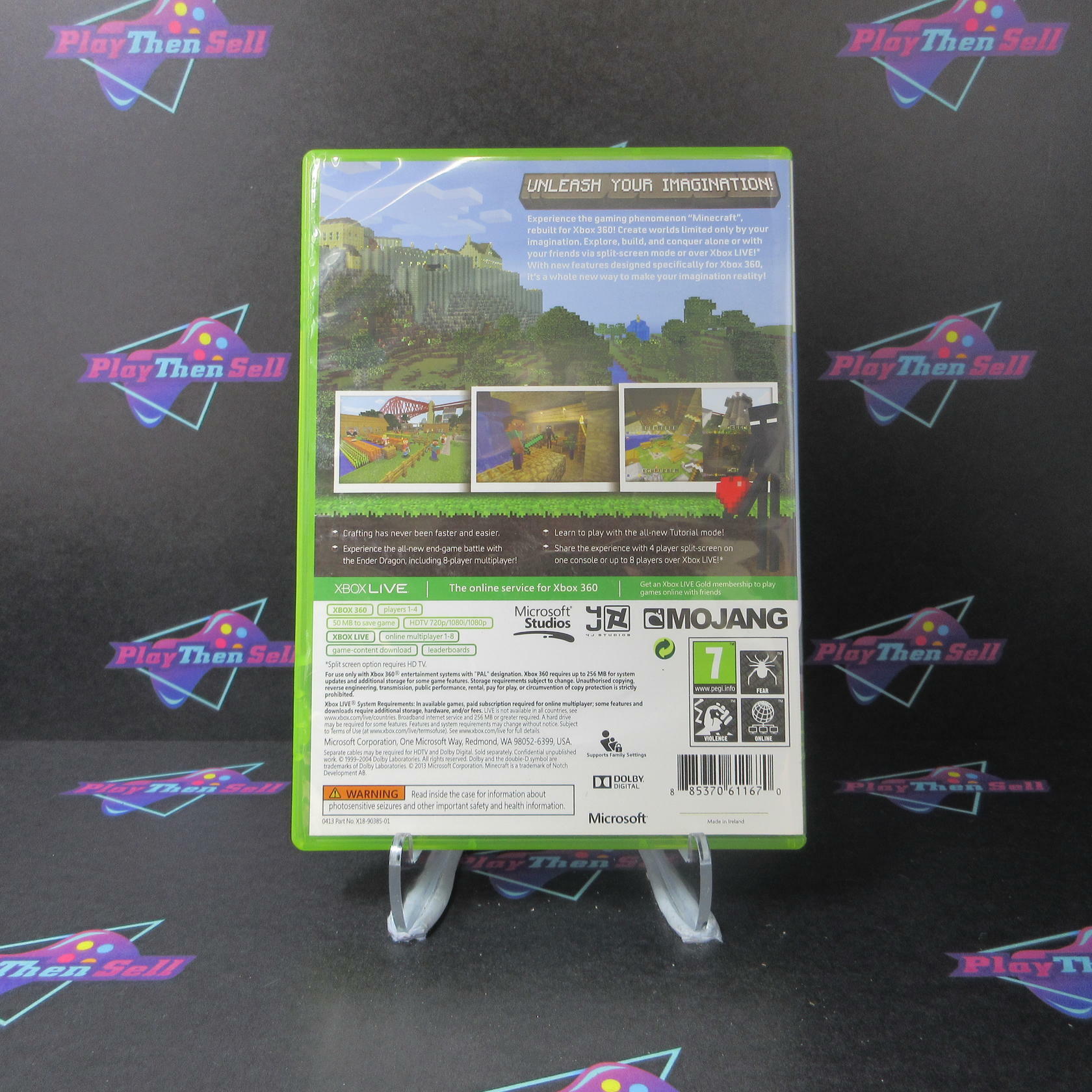 Minecraft - Xbox 360 PAL Region Locked - Like New