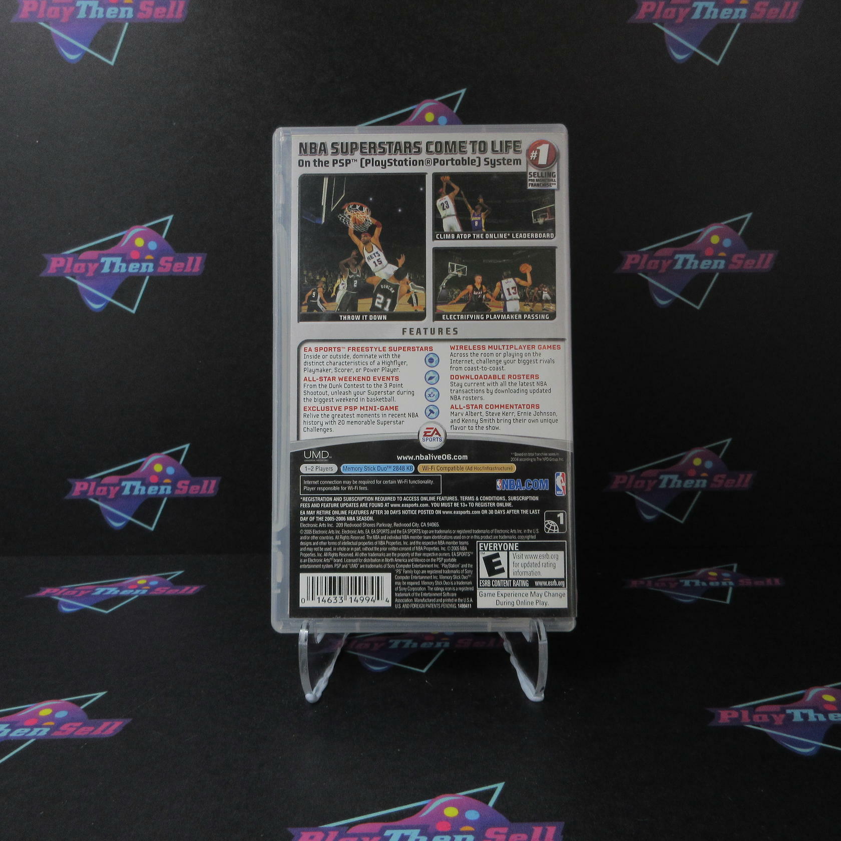 NBA Live 06 Clear UMD Sony PSP MD Complete CIB - Very Good