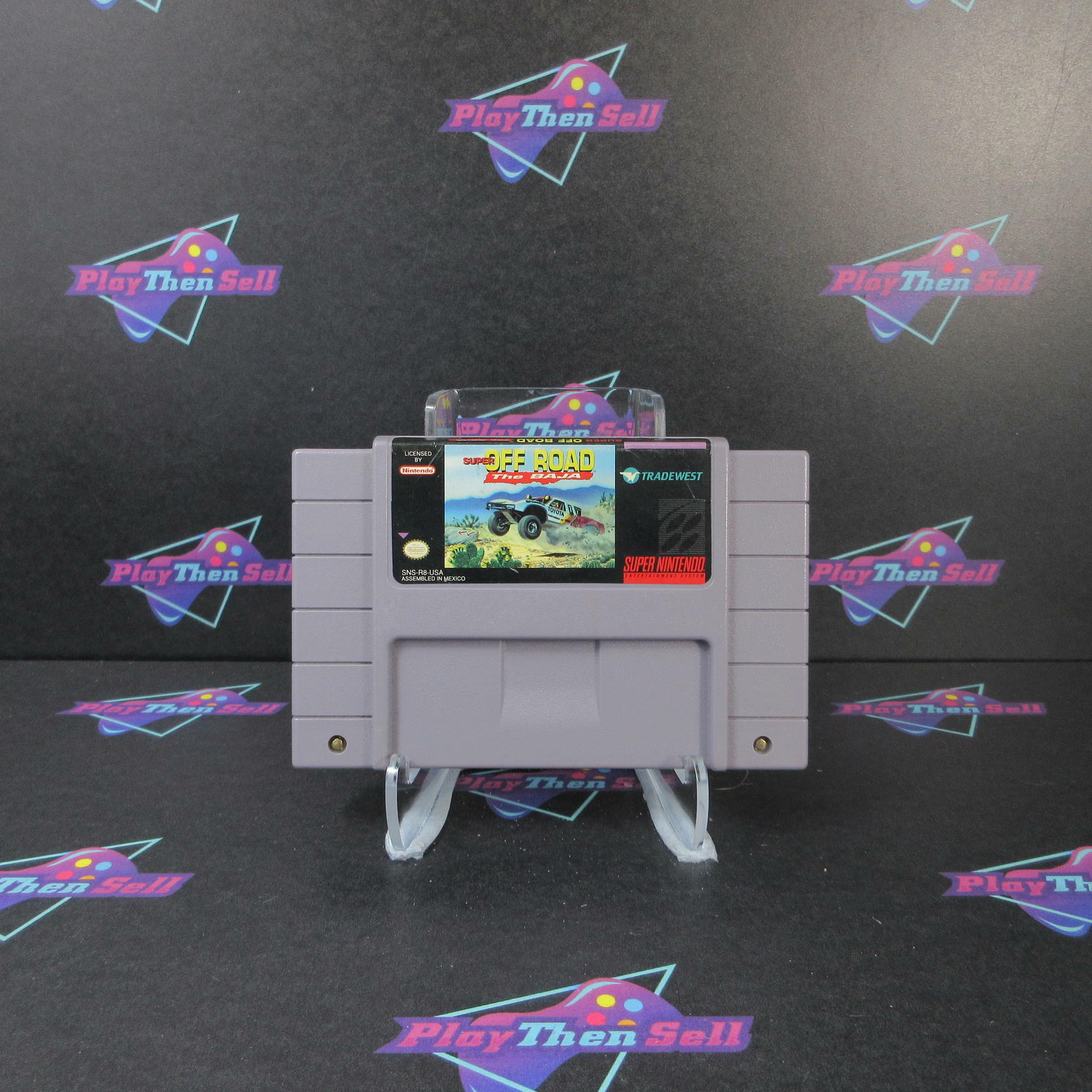 Super Off Road The Baja Nintendo SNES Cartridge Only AD Authentic / Tested - Very Good