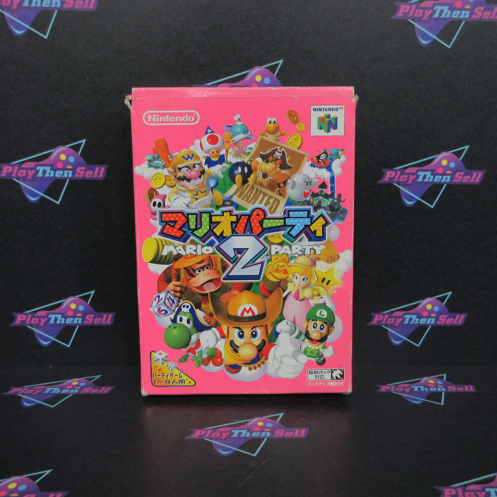 Mario Party 2 N64 Nintendo 64 AD/MD + Box CIB - Very Good