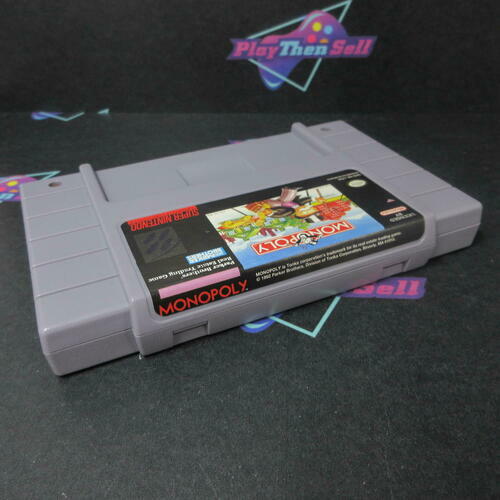 Monopoly Nintendo SNES Boxed Complete CIB - Very Good