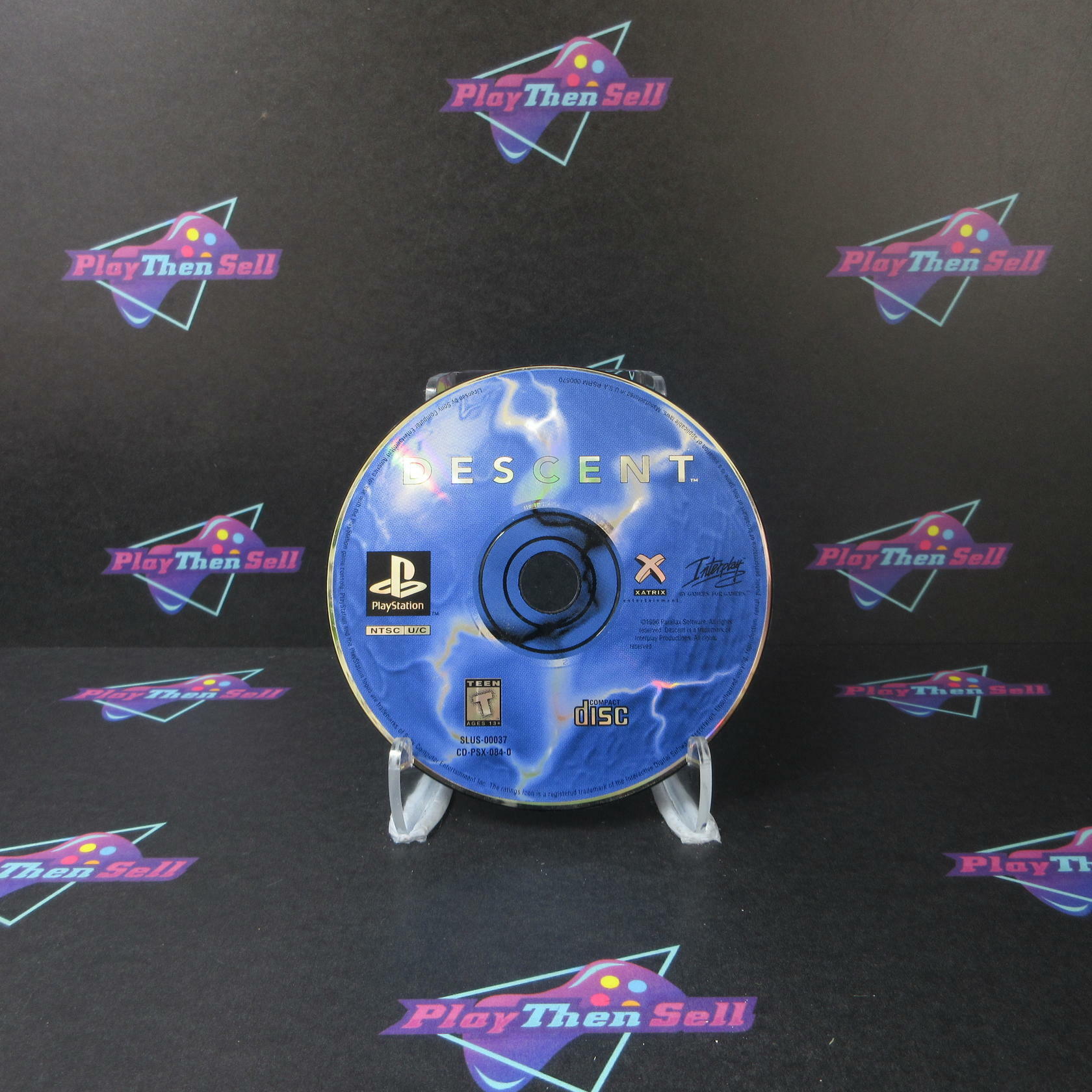 Descent PS1 PlayStation 1 Disc Only - Very Good