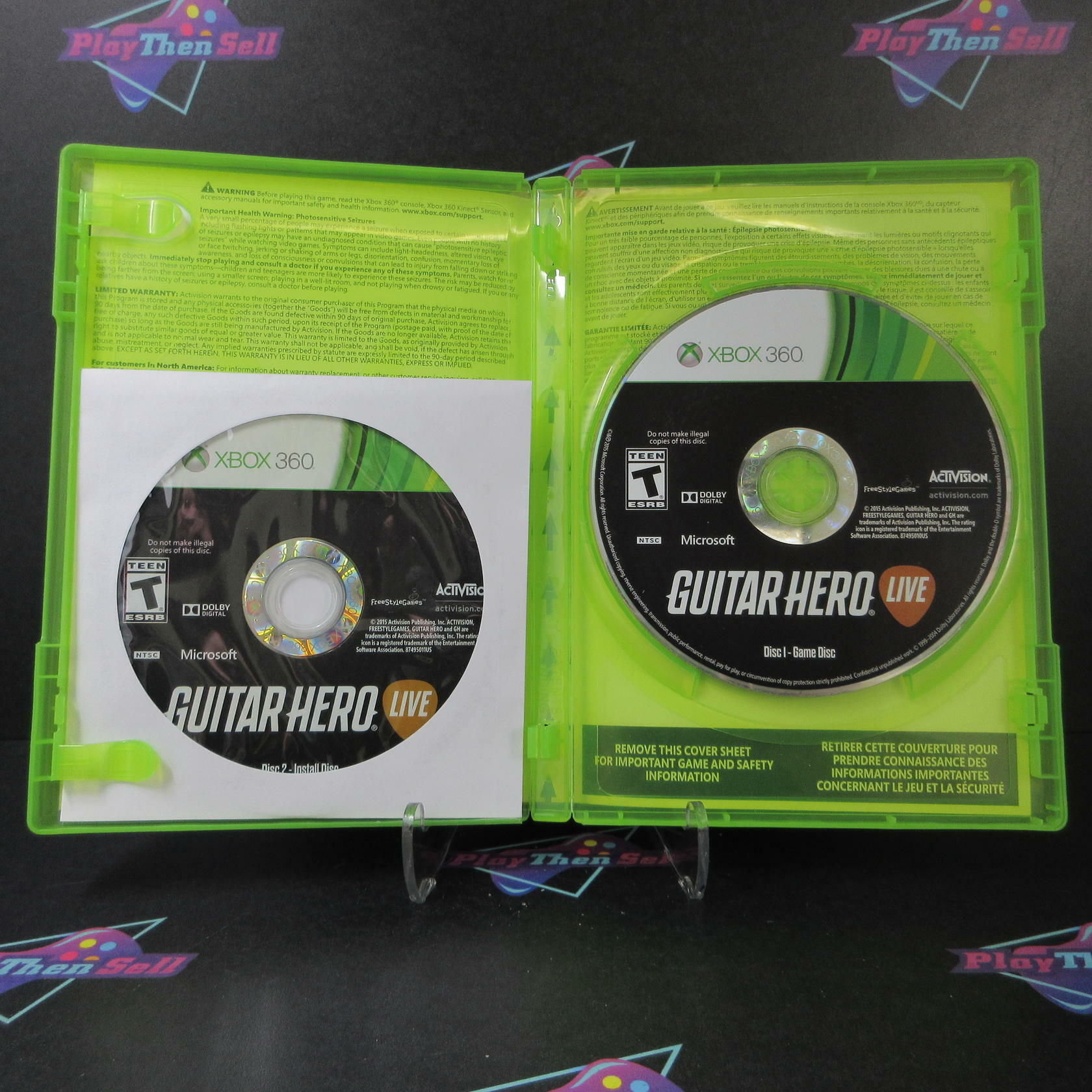Guitar Hero Live for Xbox 360 AD Complete CIB - Very Good