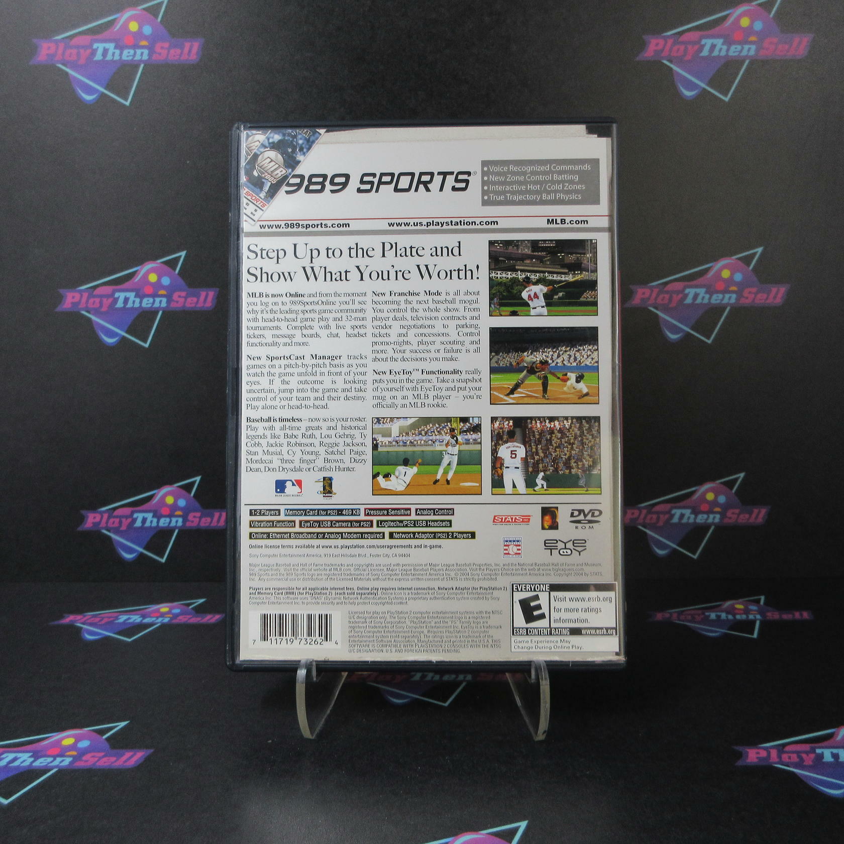 MLB 2005 + Reg Card PS2 PlayStation 2 AD Complete CIB - Very Good