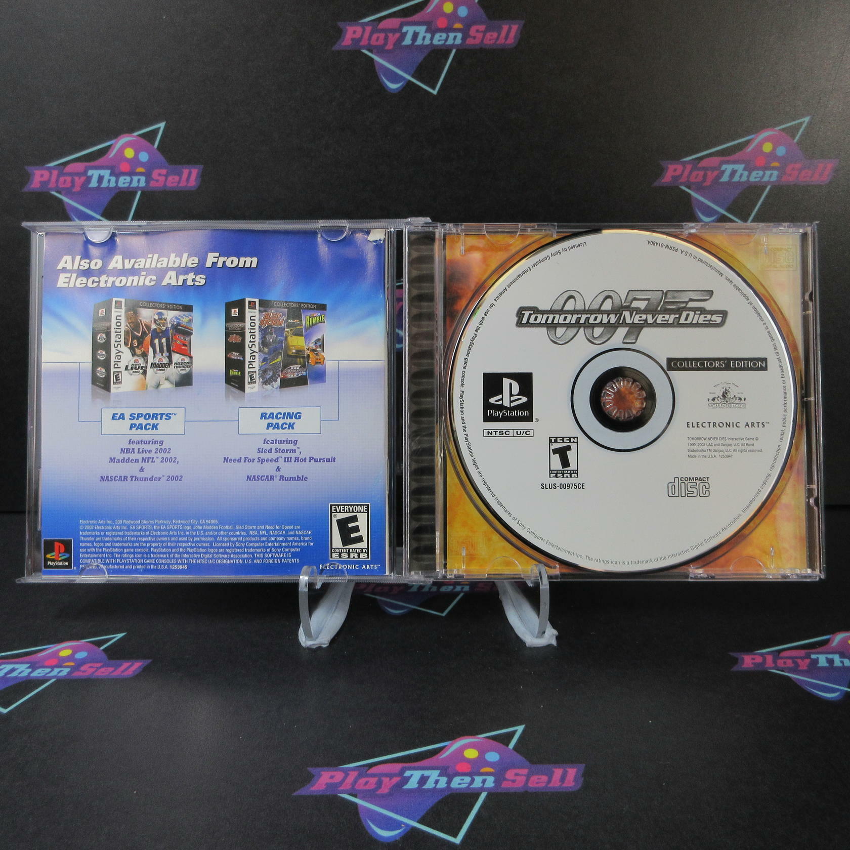Tomorrow Never Dies Collector's Edition + Reg PS1 PlayStation 1 MD Complete CIB - Very Good