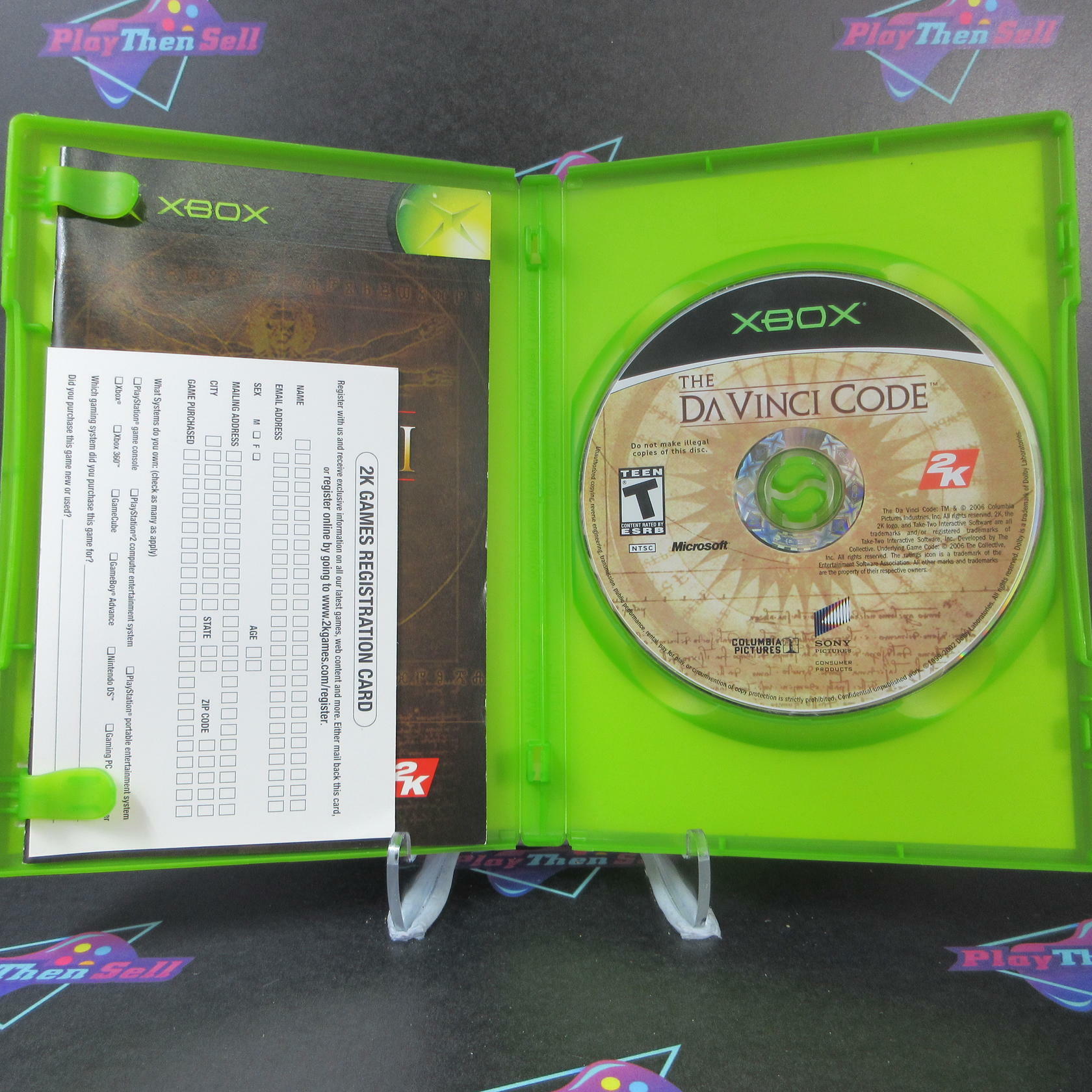 Da Vinci Code - Xbox + Reg Card - Like New