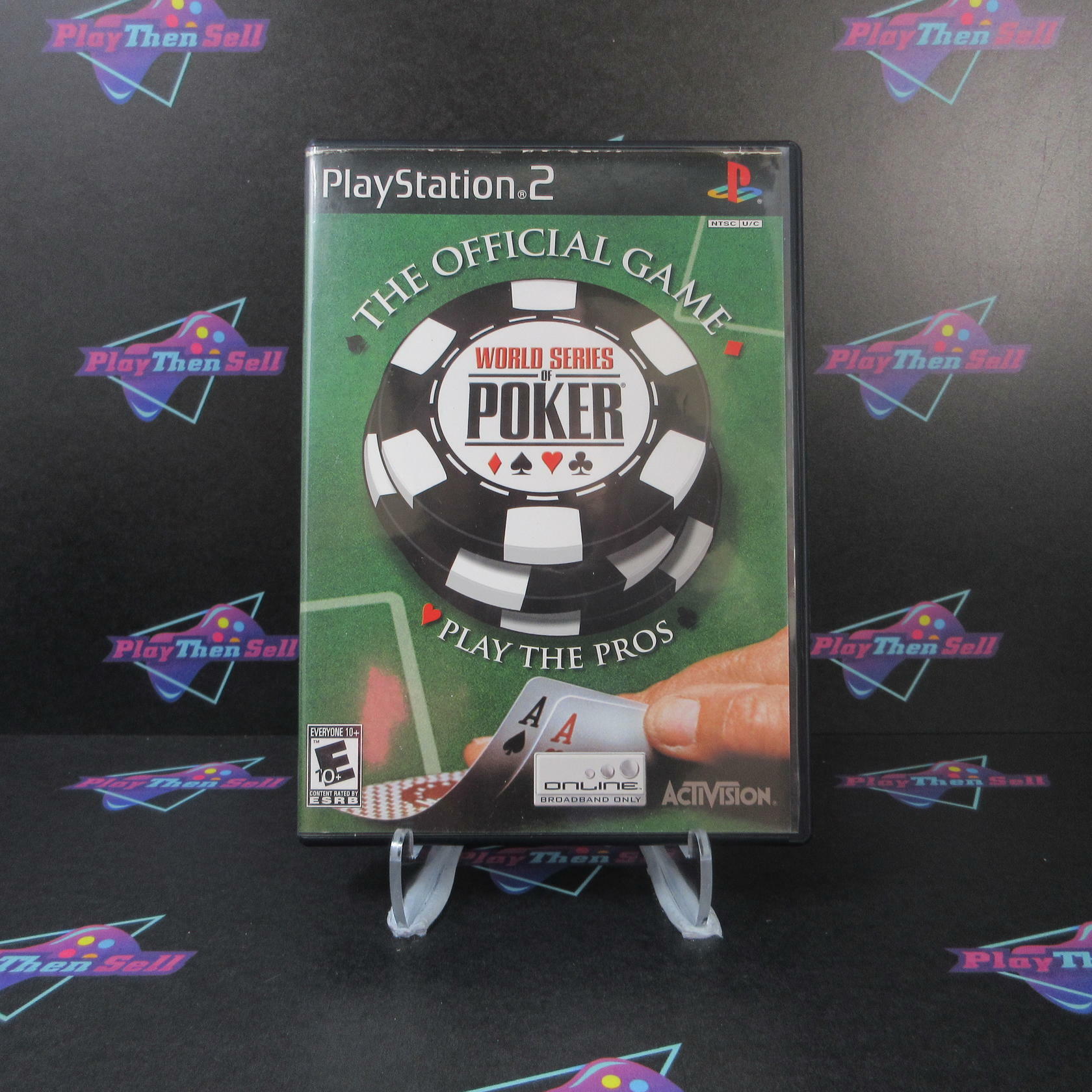 World Series of Poker PS2 PlayStation 2 AD/DD/NM - Very Good