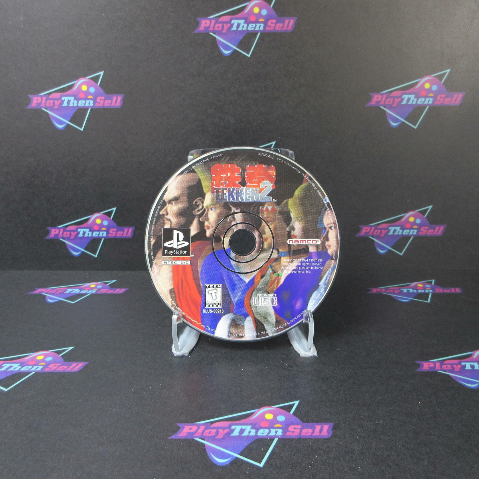 Tekken 2 PS1 PlayStation 1 Black Label Disc Only - Very Good